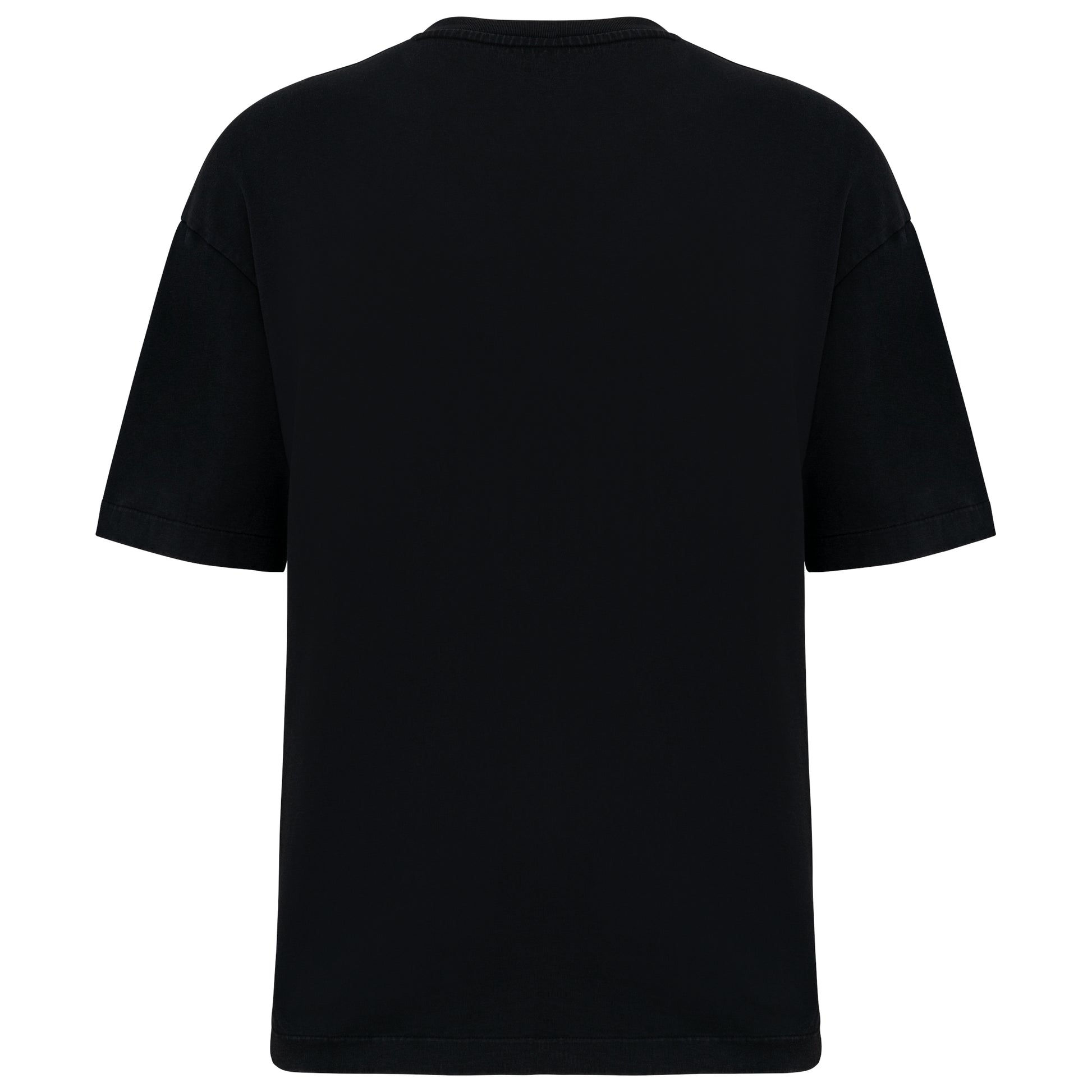 Ecologisch oversized verwassen heren-T-shirt
