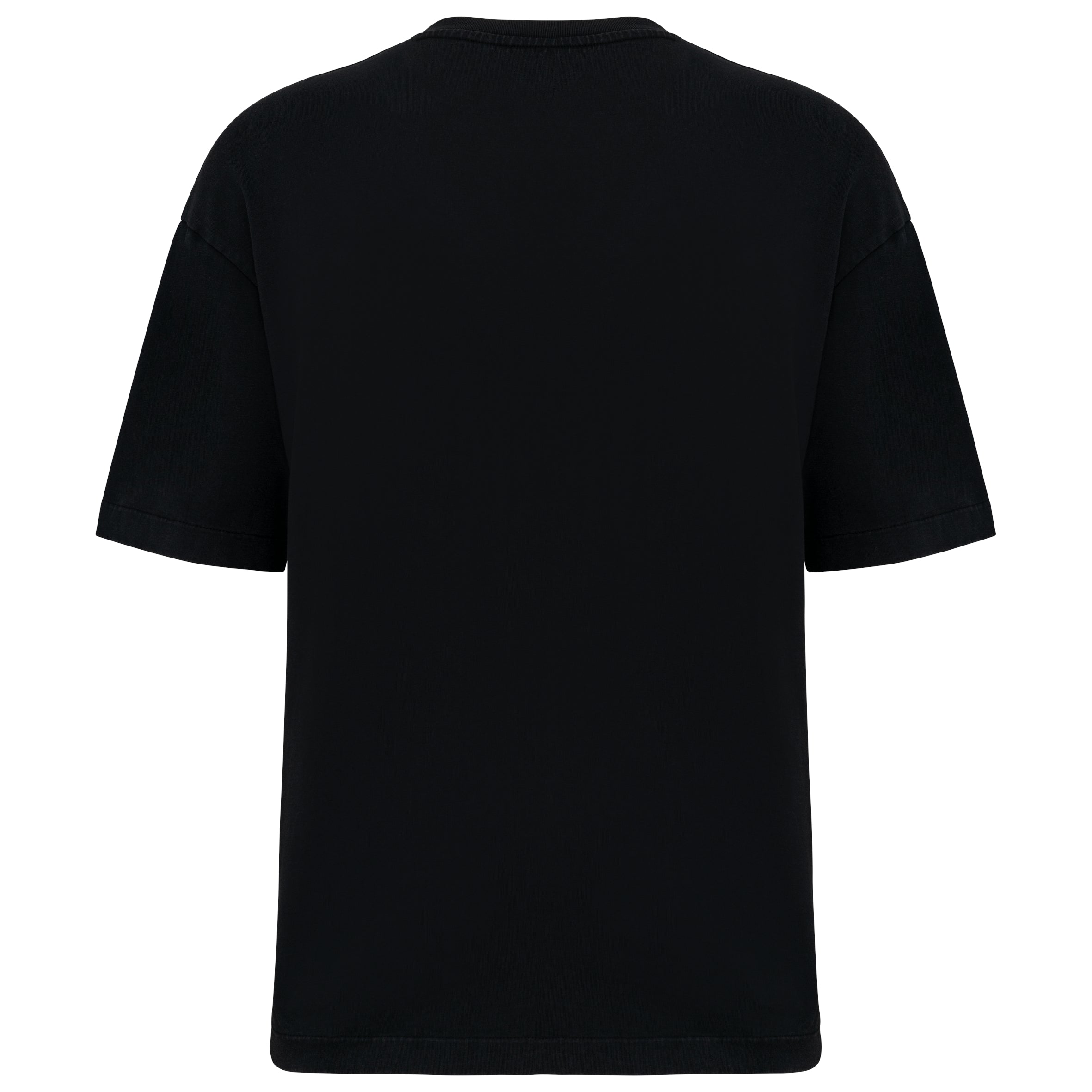 Ecologisch oversized verwassen heren-T-shirt
