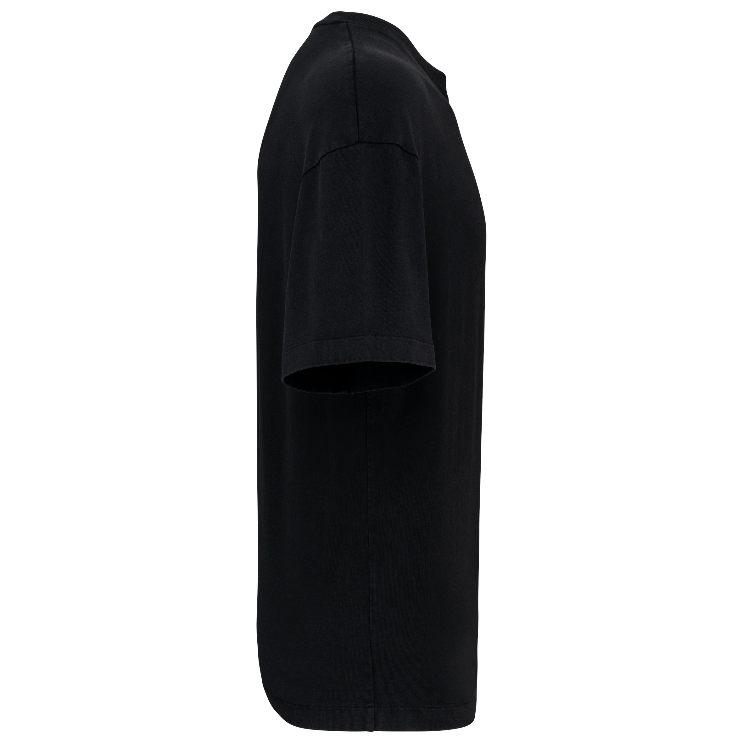 Ecologisch oversized verwassen heren-T-shirt