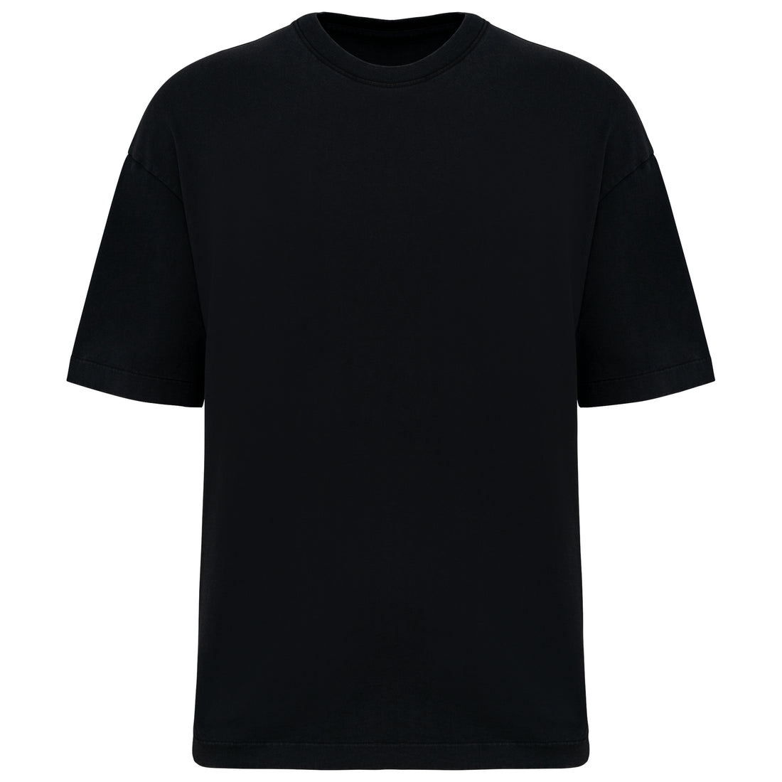 Ecologisch oversized verwassen heren-T-shirt