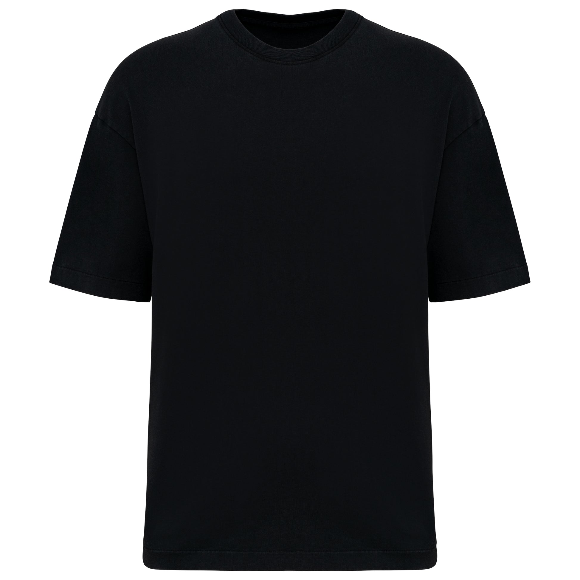 Ecologisch oversized verwassen heren-T-shirt