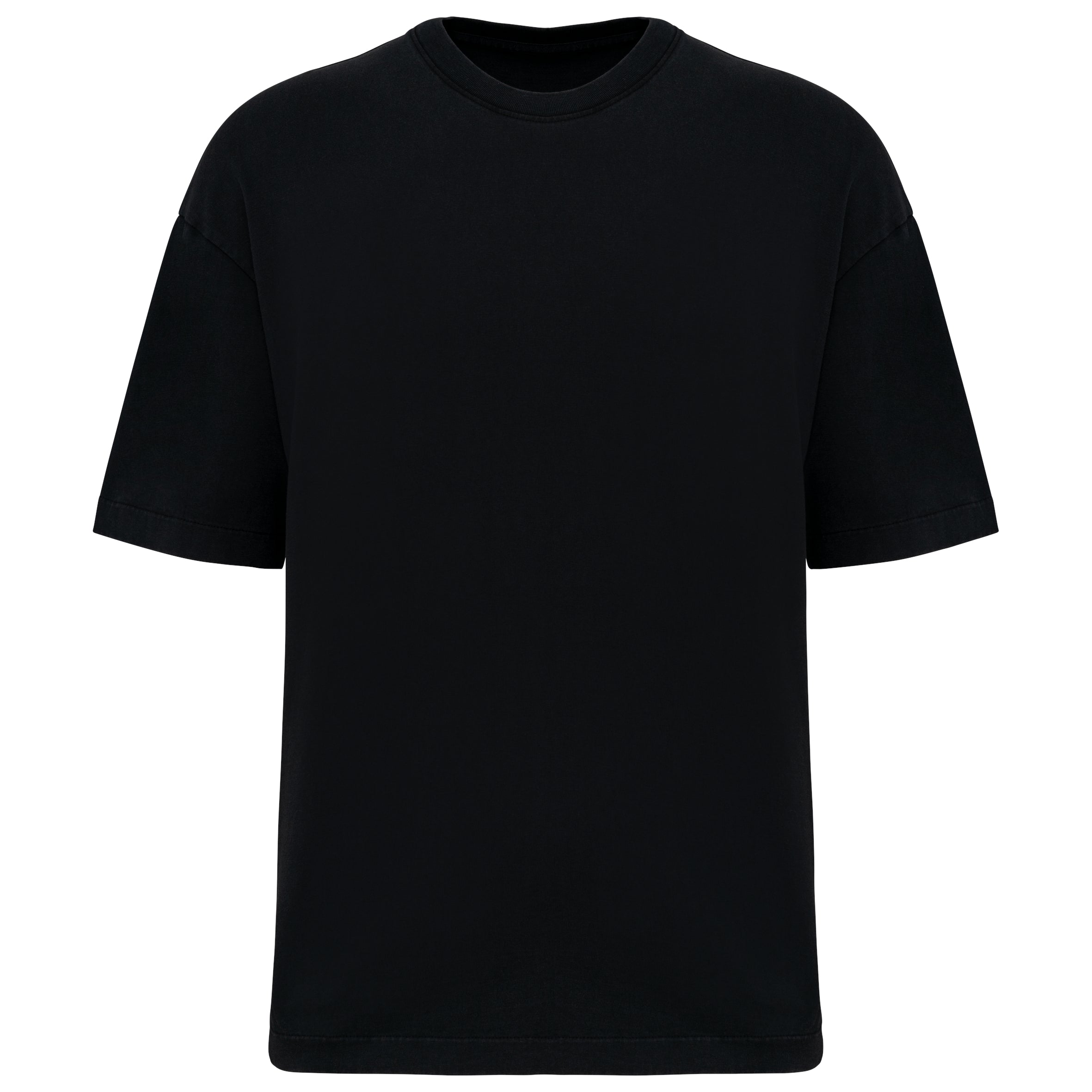 Ecologisch oversized verwassen heren-T-shirt