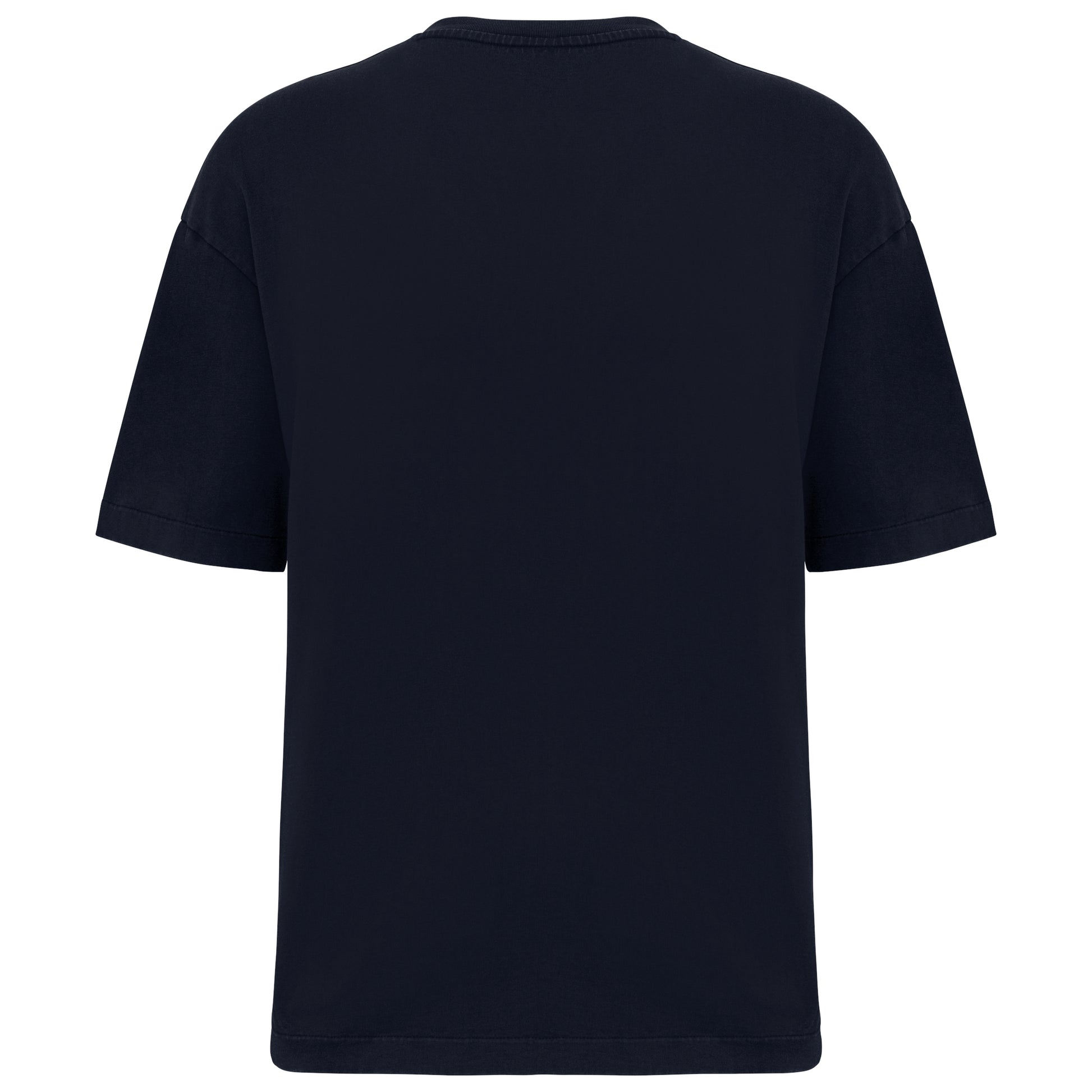 Ecologisch oversized verwassen heren-T-shirt