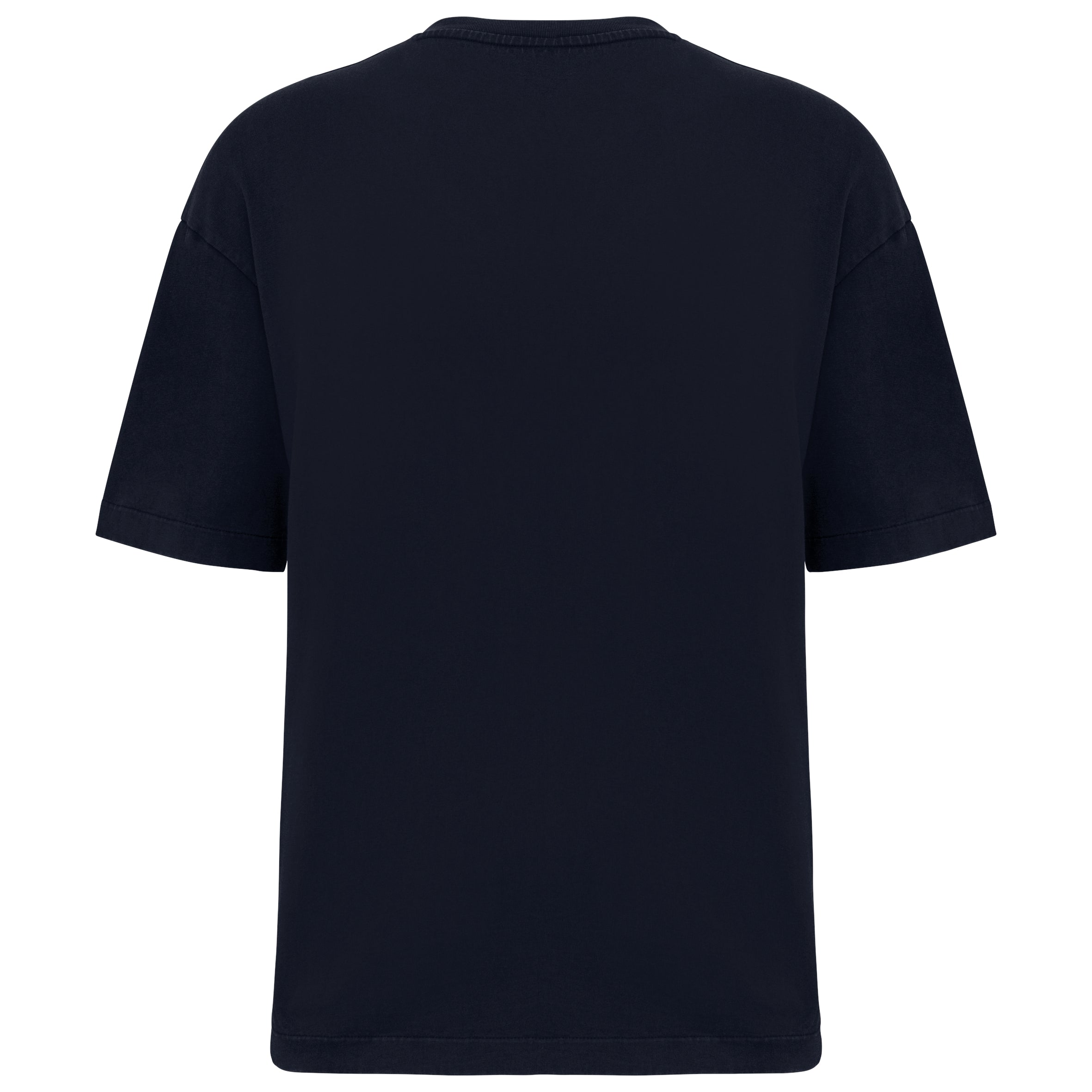 Ecologisch oversized verwassen heren-T-shirt