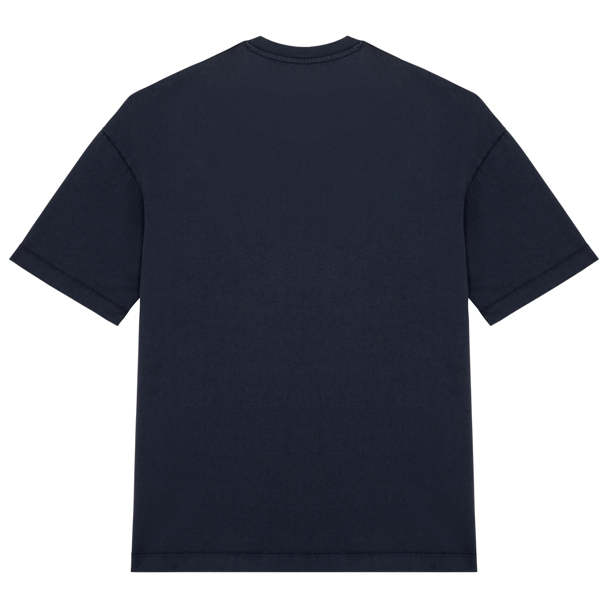 Ecologisch oversized verwassen heren-T-shirt