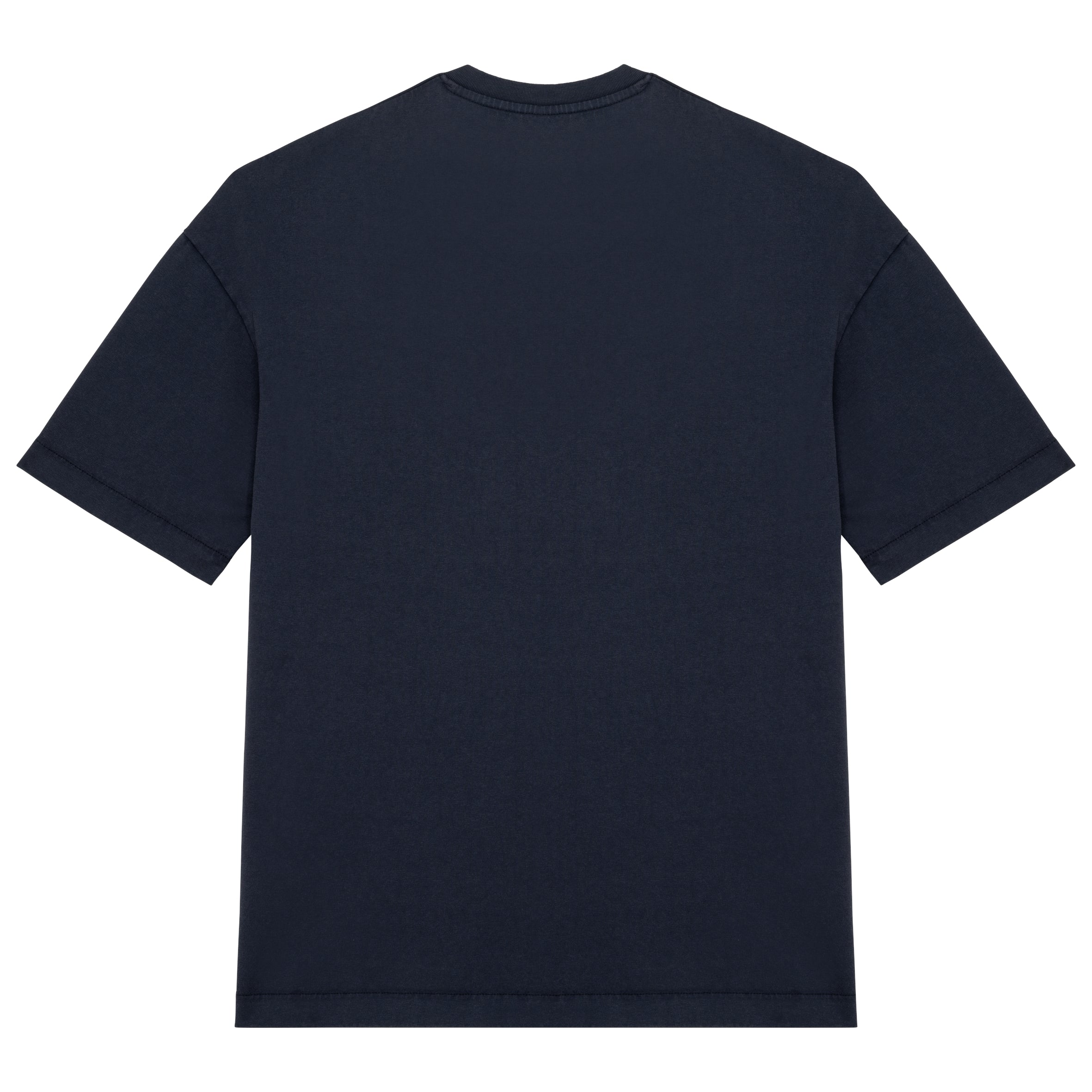 Ecologisch oversized verwassen heren-T-shirt