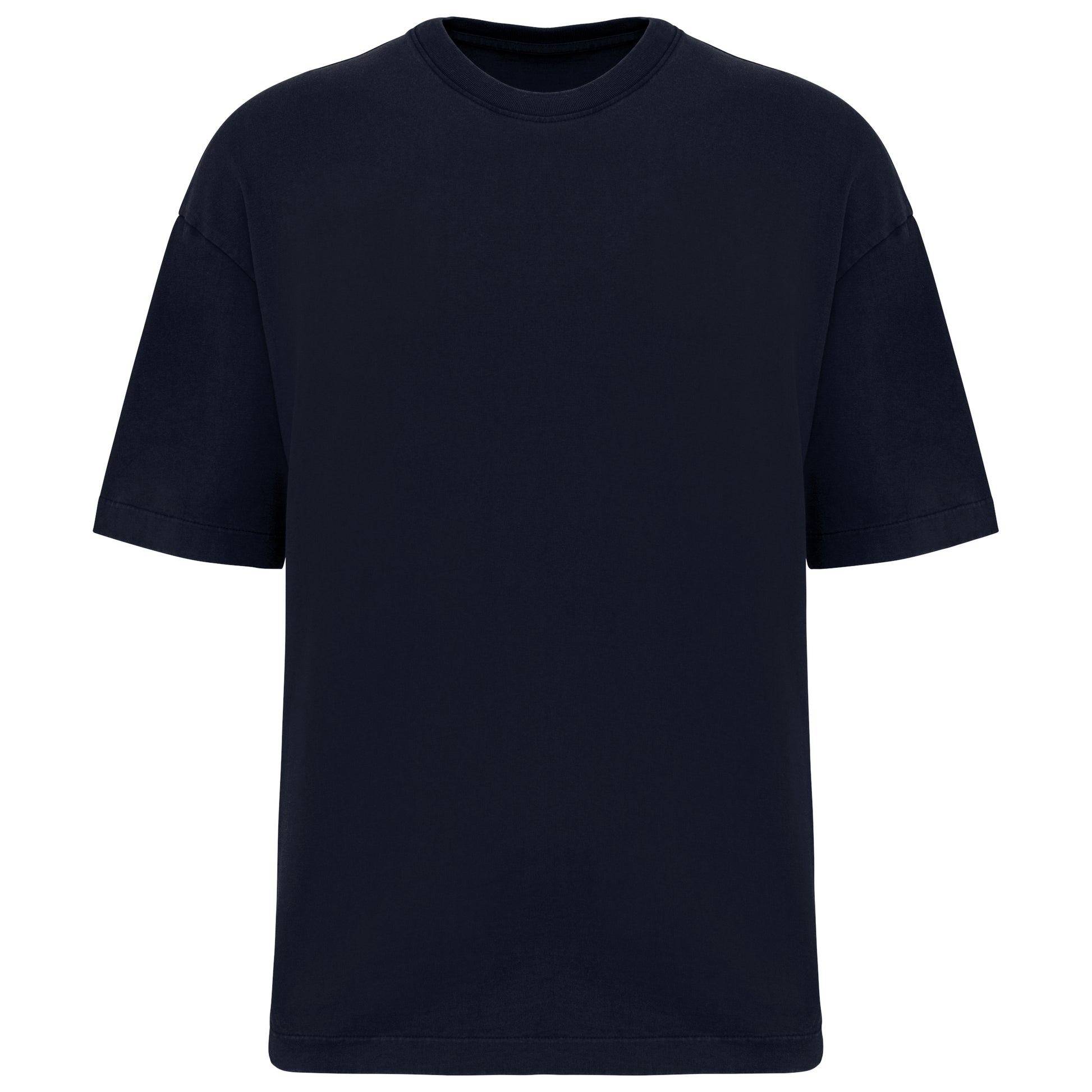 Ecologisch oversized verwassen heren-T-shirt