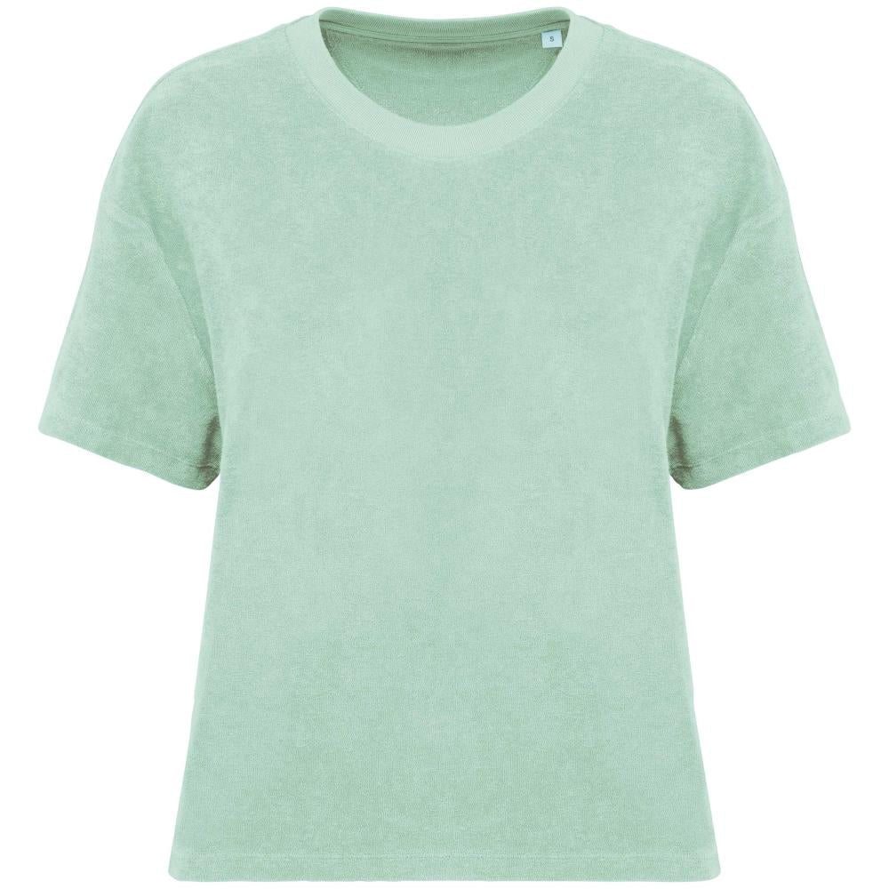 Ecologisch badstof dames-T-shirt