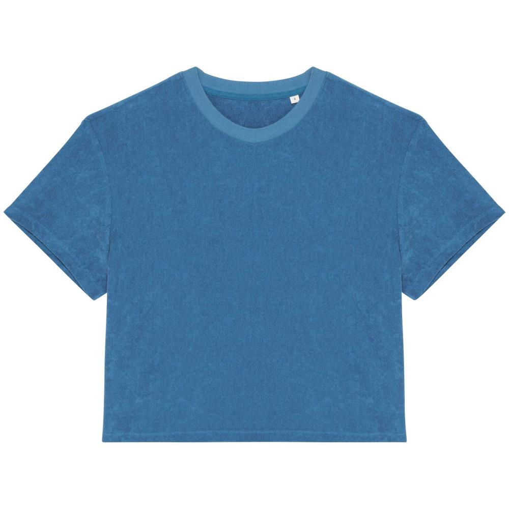 Ecologisch badstof dames-T-shirt