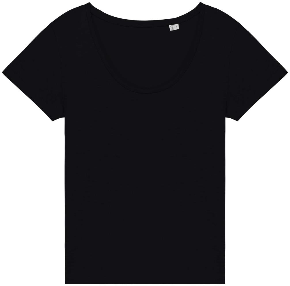 Ecologisch slub dames-T-shirt