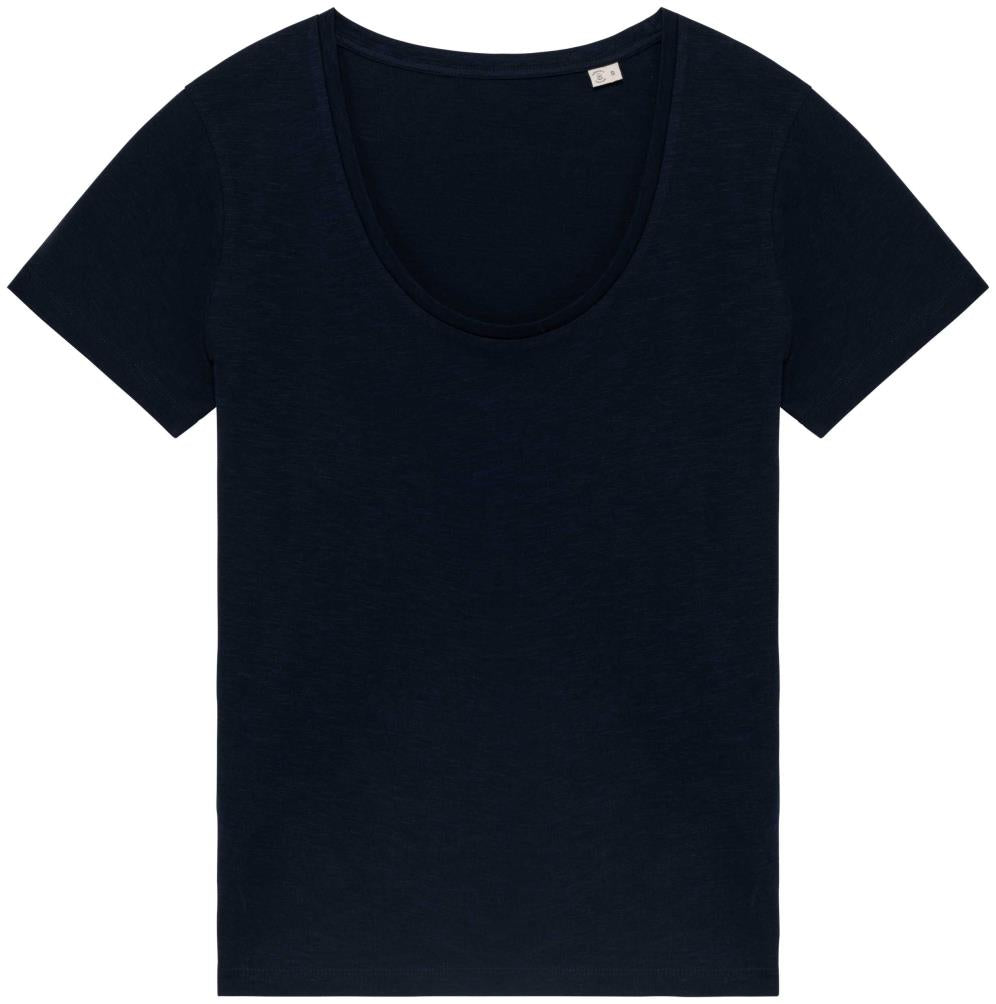 Ecologisch slub dames-T-shirt