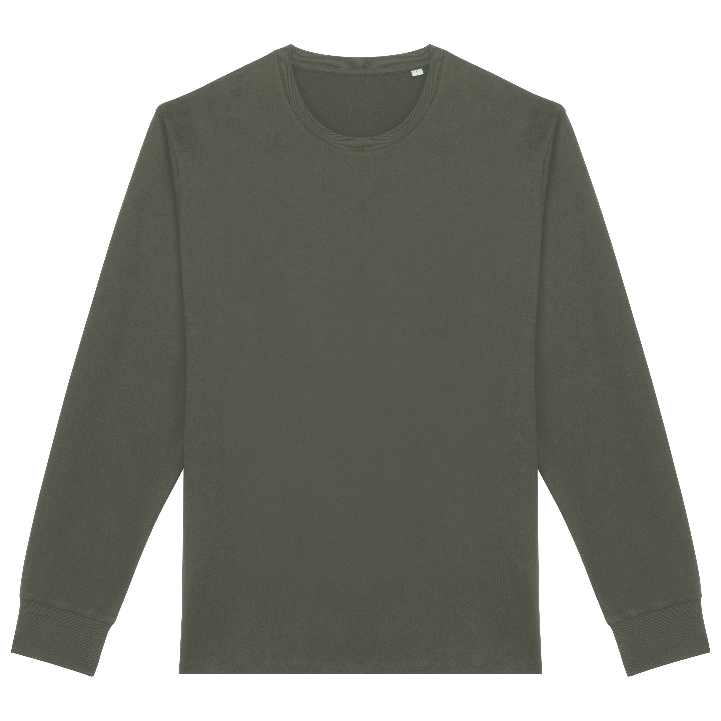 Ecologisch uniseks T-shirt met lange mouwen