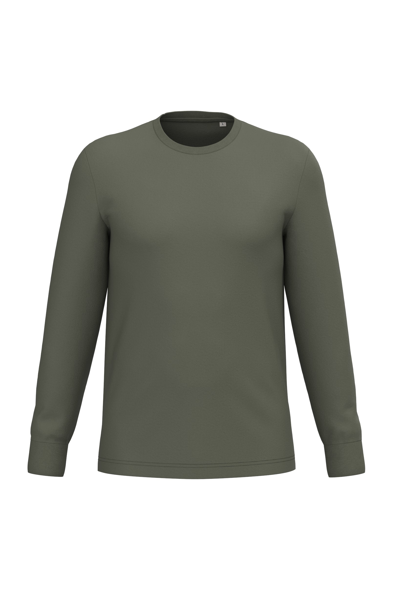 Ecologisch uniseks T-shirt met lange mouwen