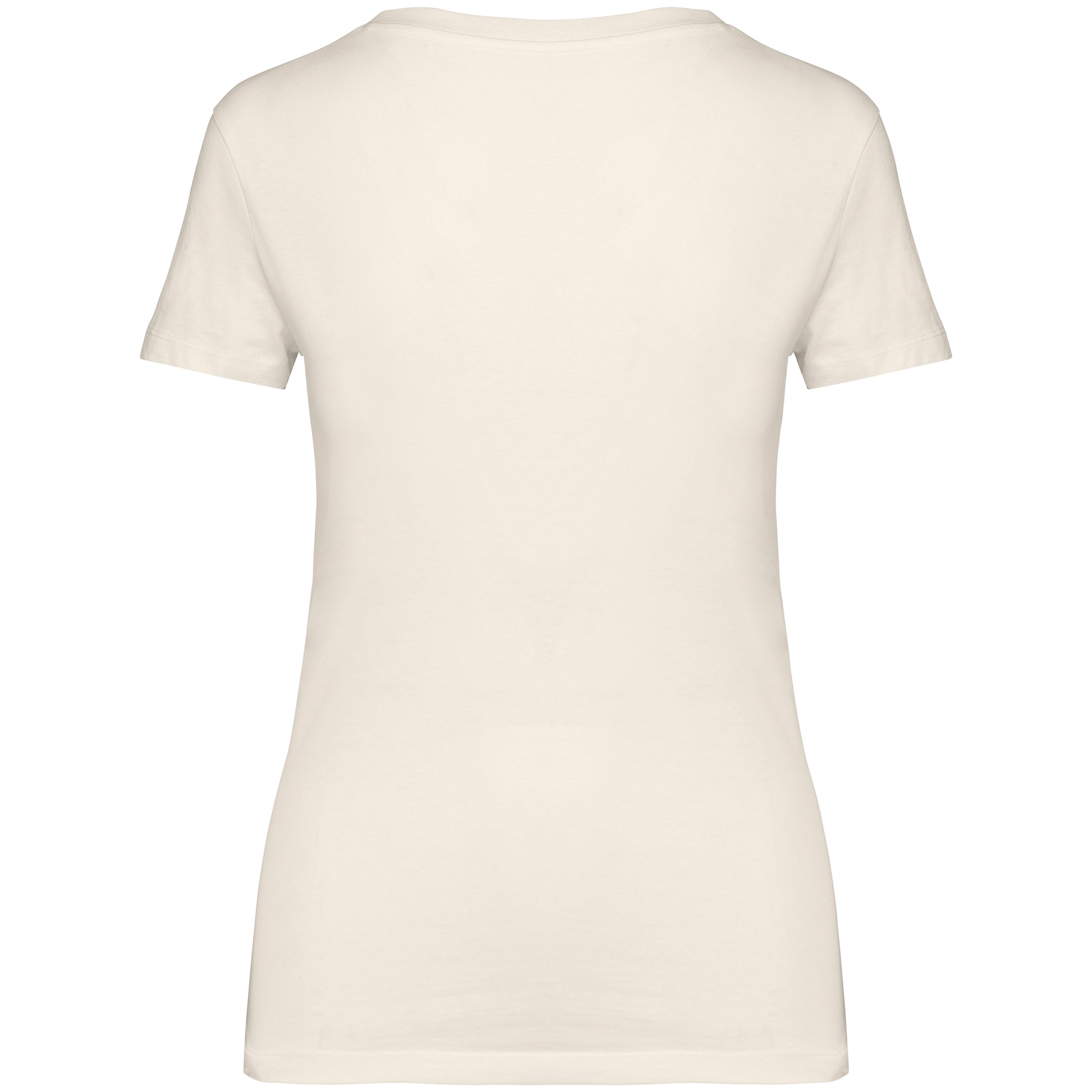 Ecologisch dames-T-shirt met V-hals