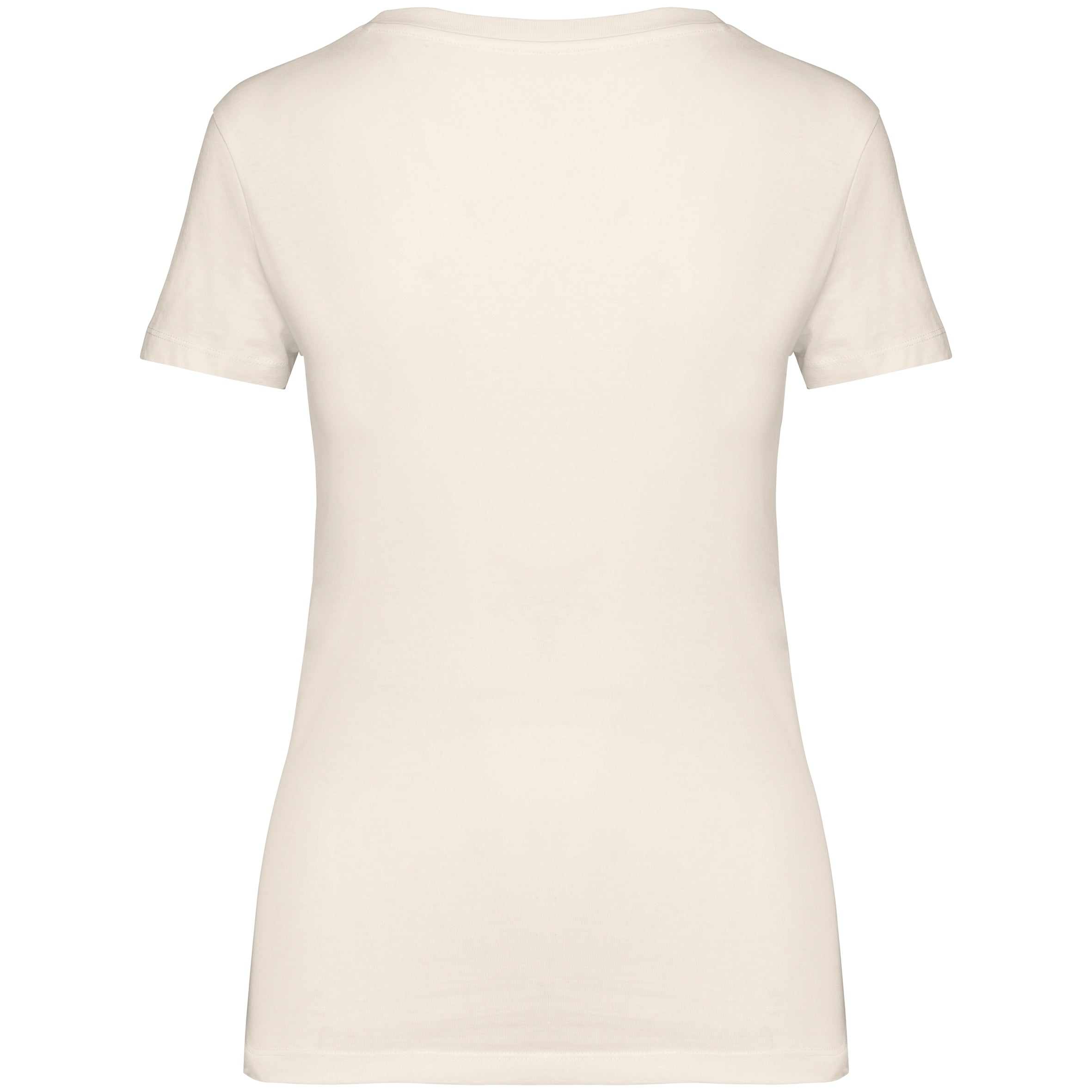 Ecologisch dames-T-shirt met V-hals