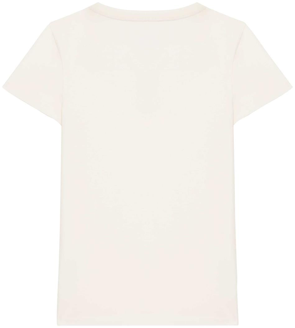 Ecologisch dames-T-shirt met V-hals