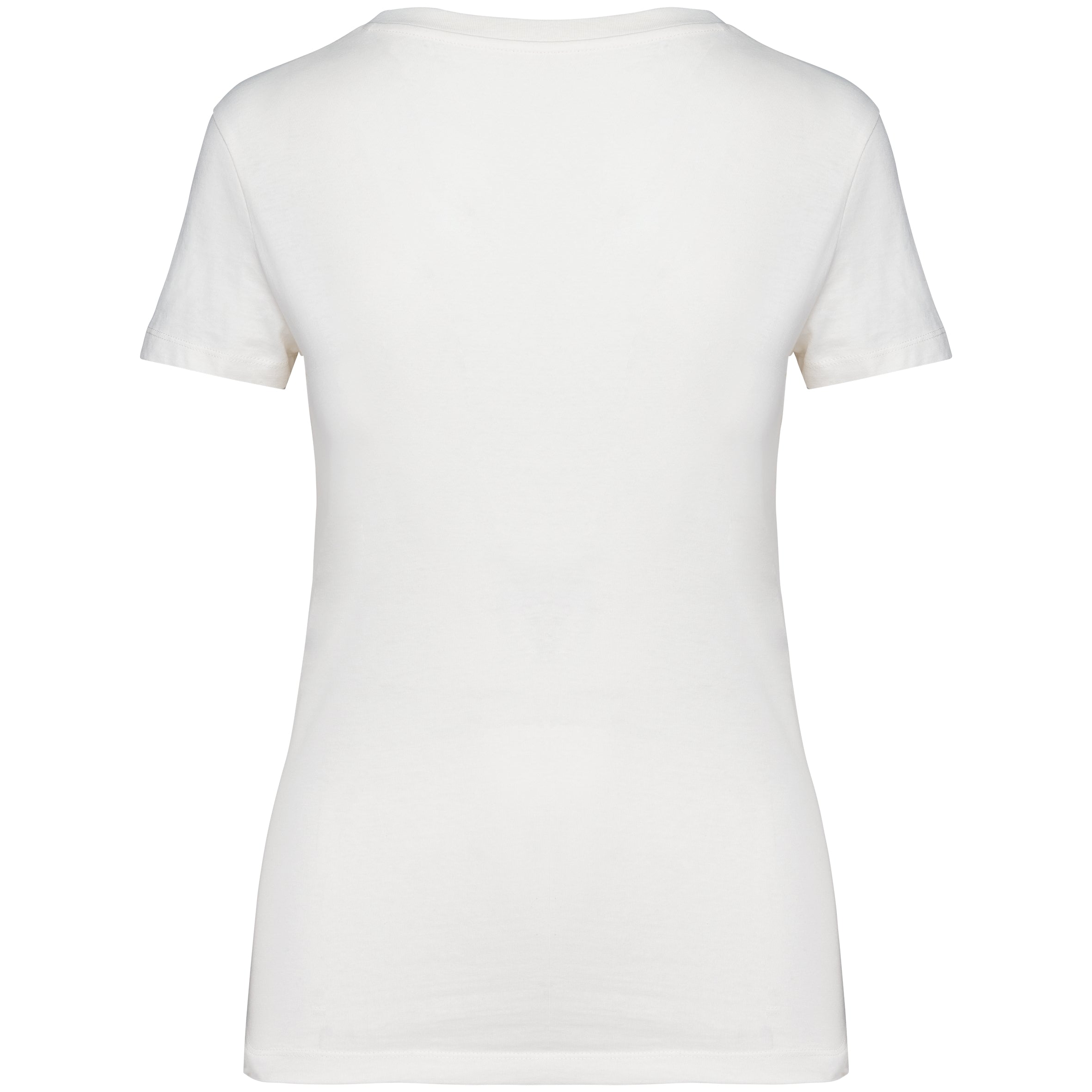 Ecologisch dames-T-shirt met V-hals