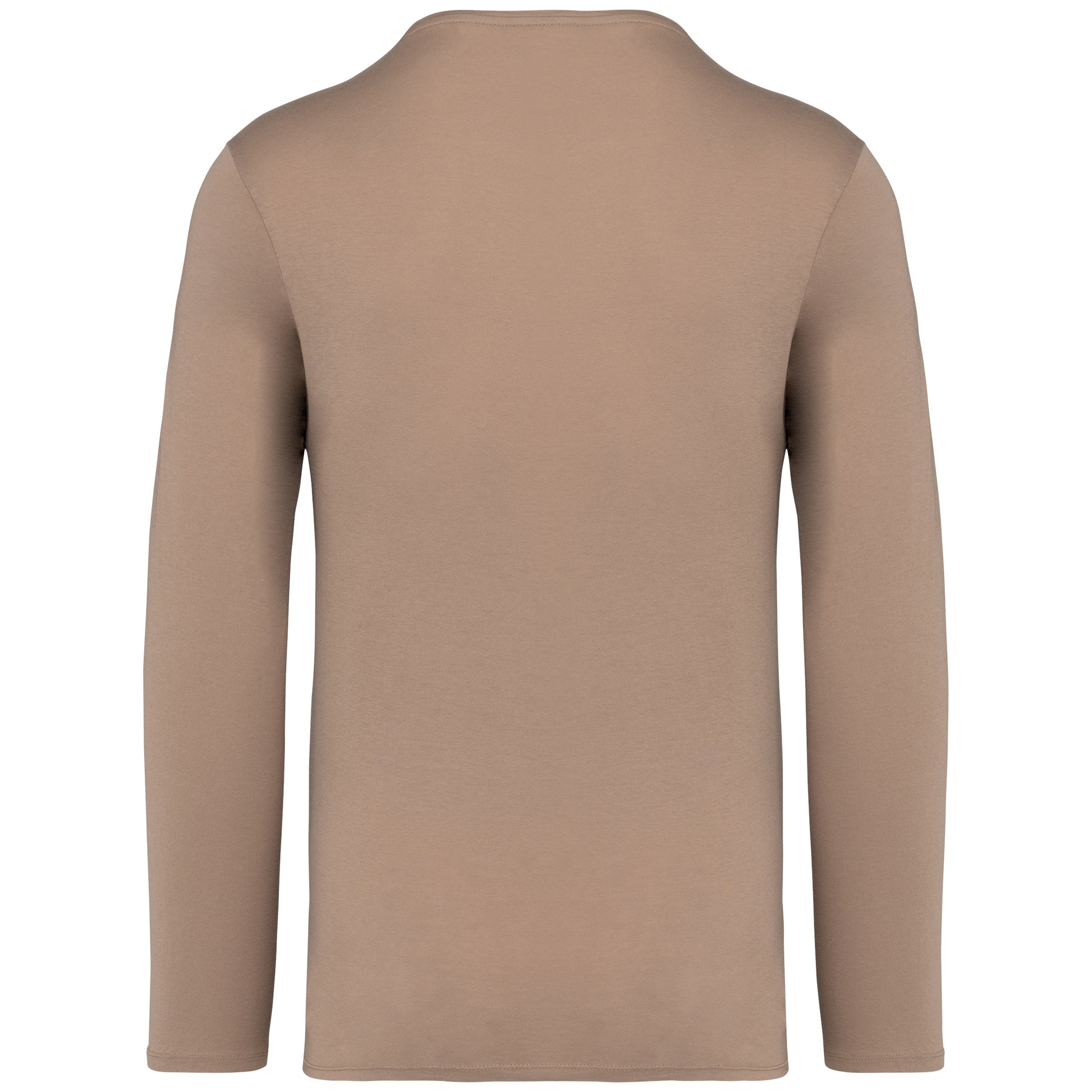Ecologisch verwassen uniseks T-shirt lange mouwen