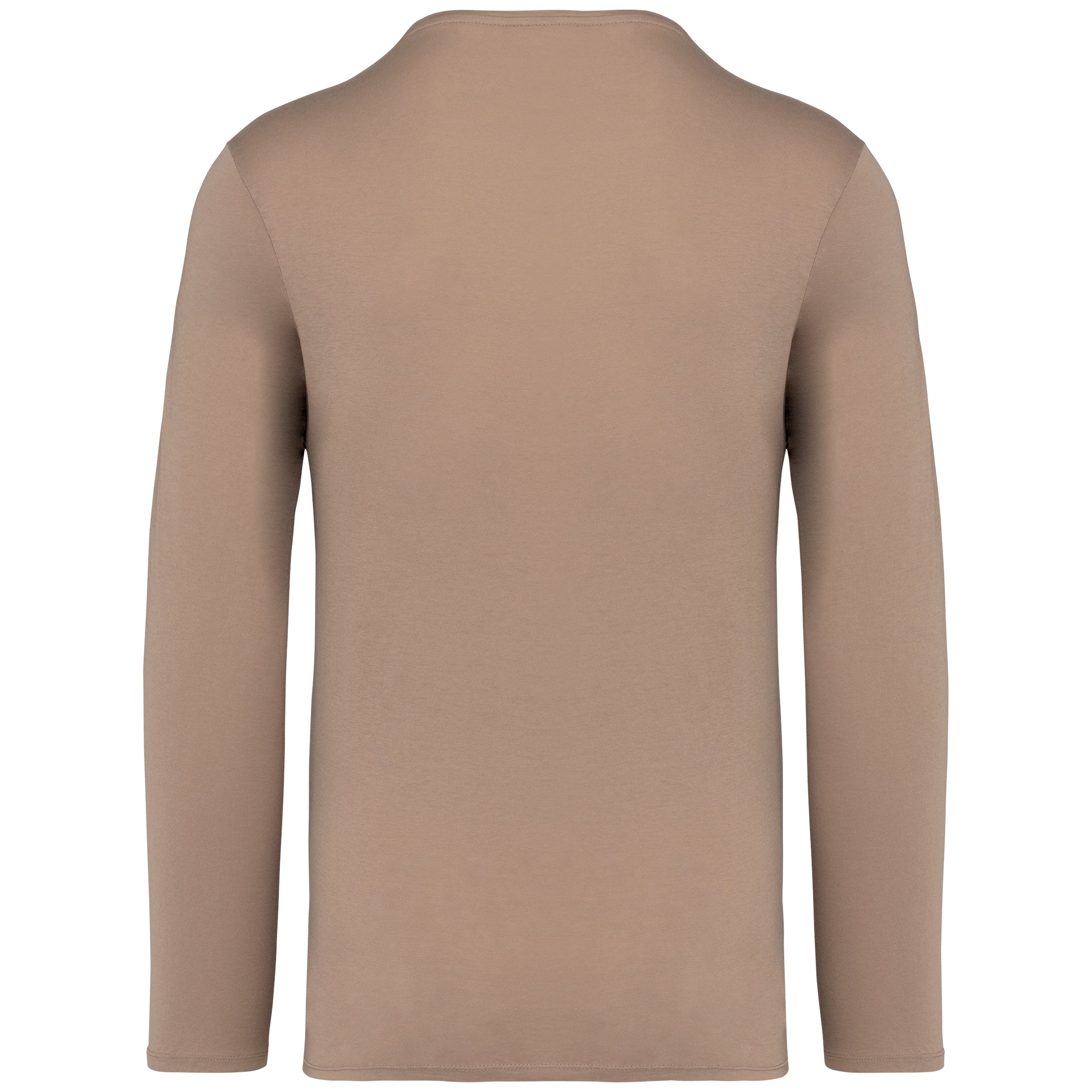 Ecologisch verwassen uniseks T-shirt lange mouwen