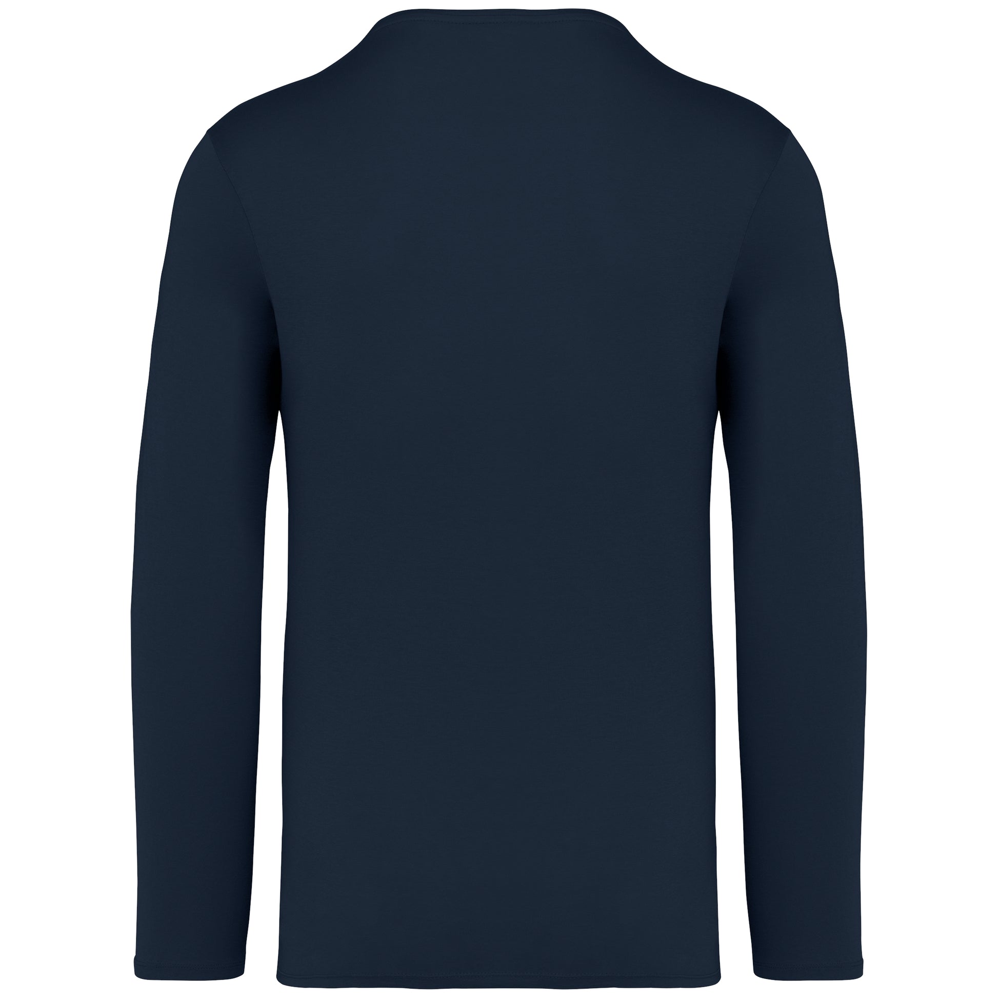 Ecologisch verwassen uniseks T-shirt lange mouwen