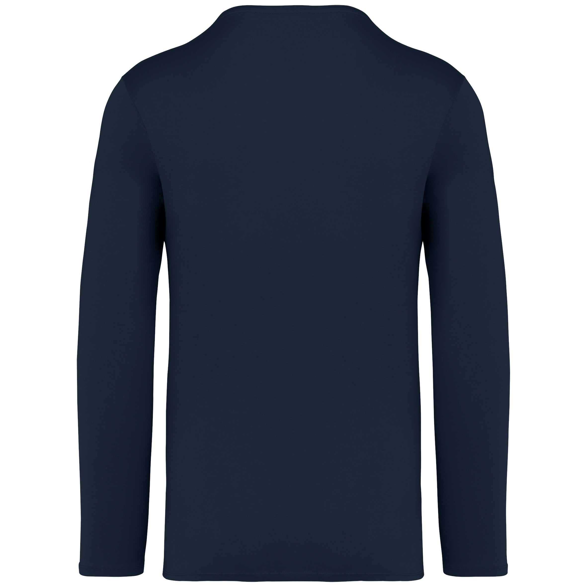 Ecologisch verwassen uniseks T-shirt lange mouwen