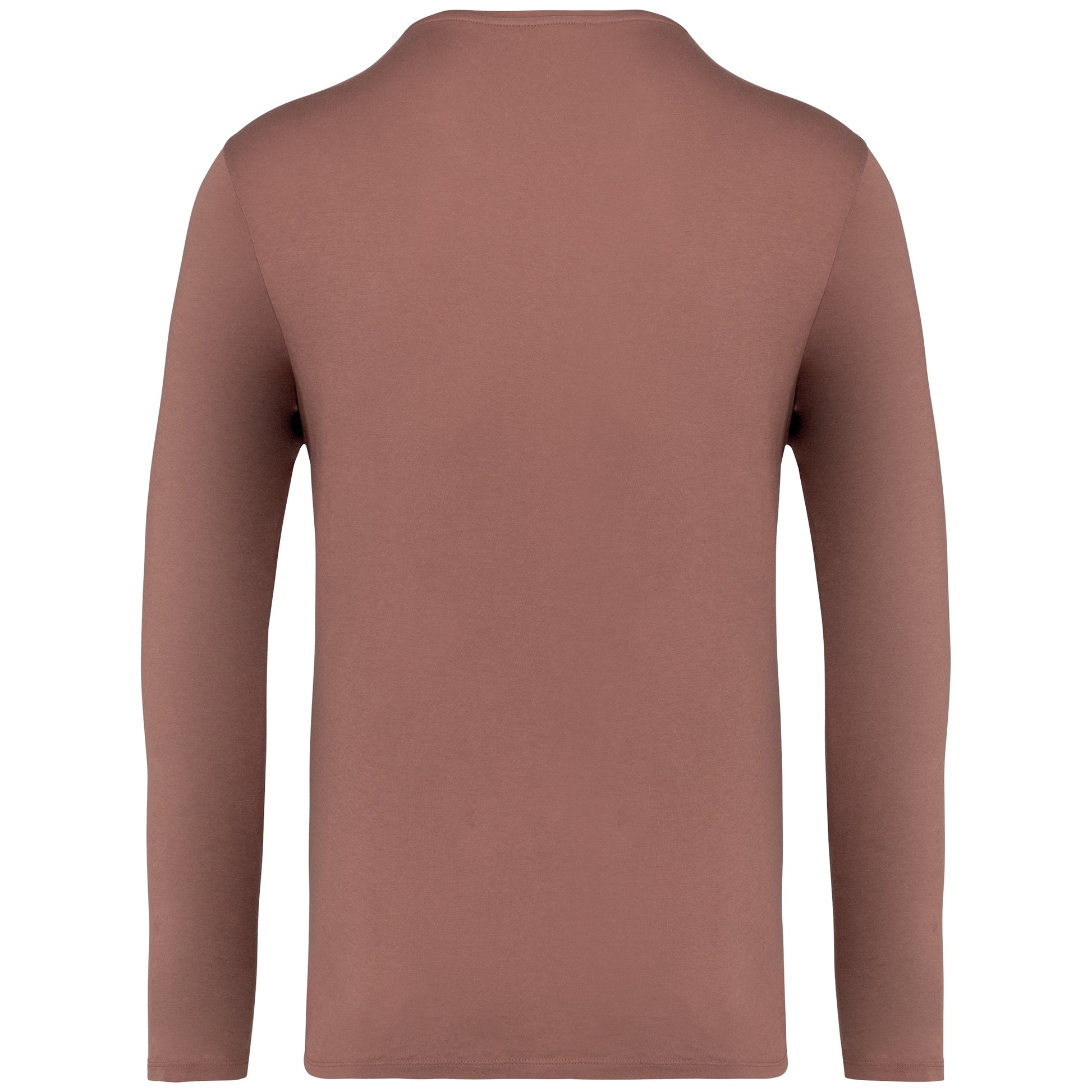 Ecologisch verwassen uniseks T-shirt lange mouwen