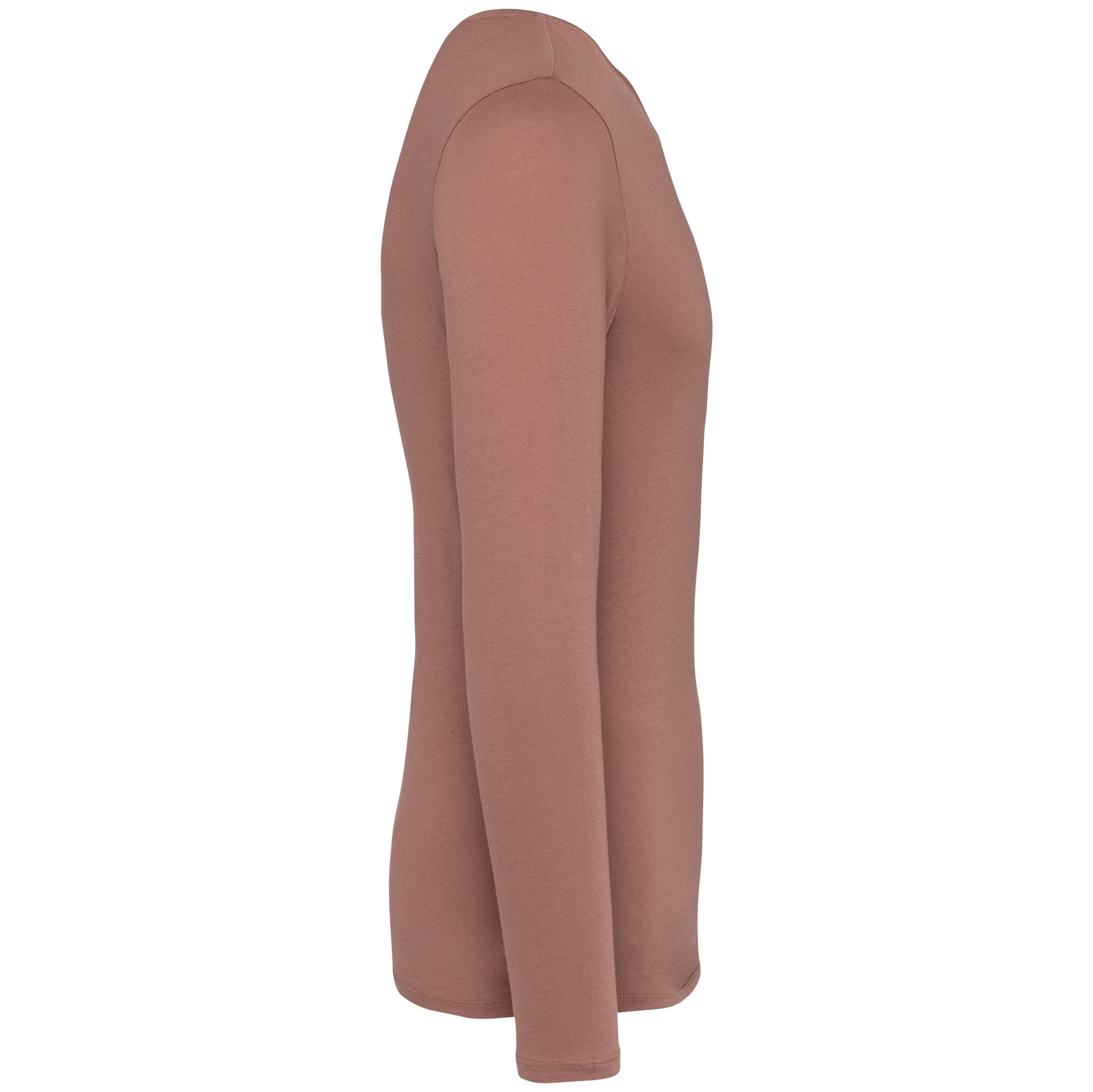 Ecologisch verwassen uniseks T-shirt lange mouwen