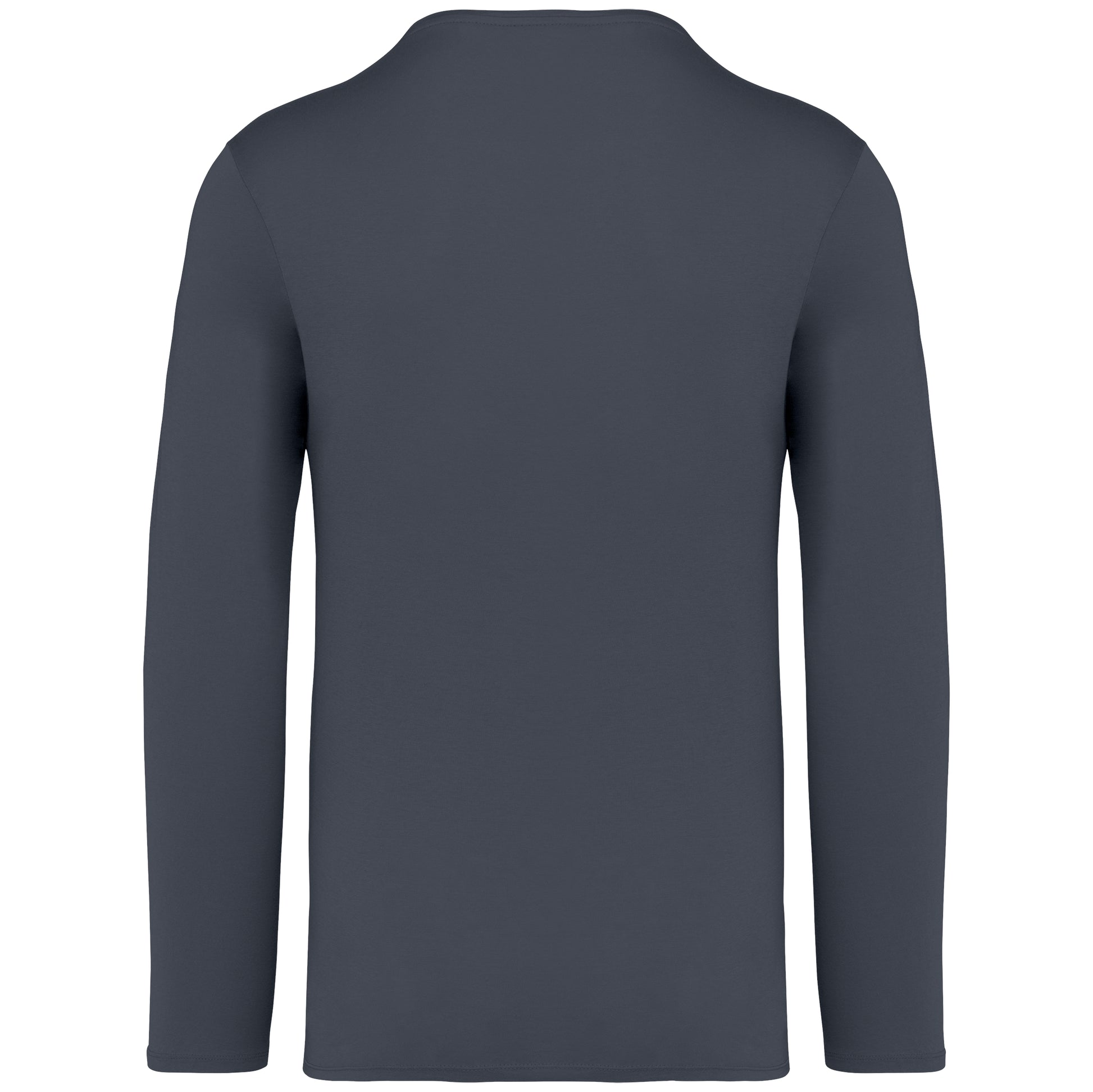 Ecologisch verwassen uniseks T-shirt lange mouwen