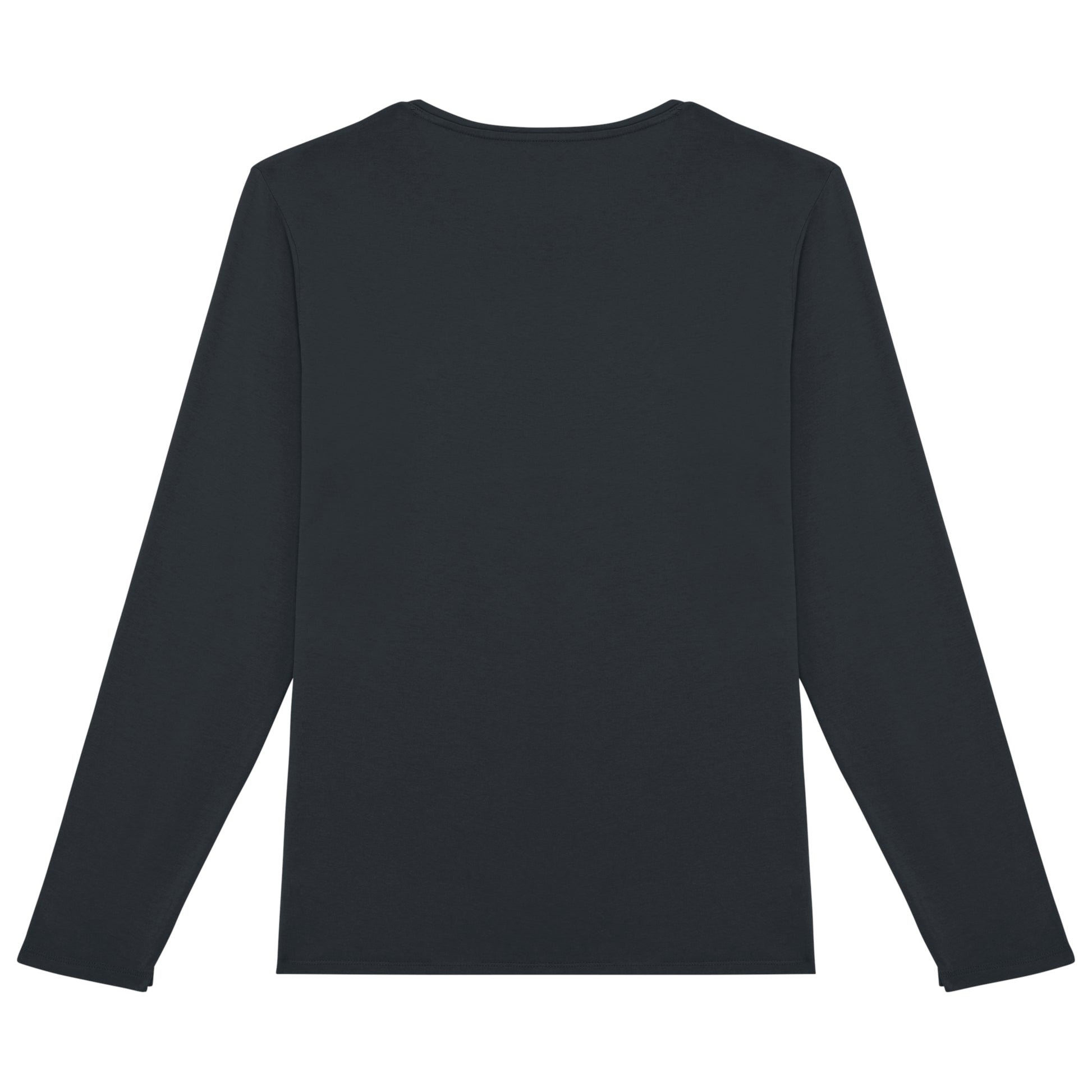 Ecologisch verwassen uniseks T-shirt lange mouwen