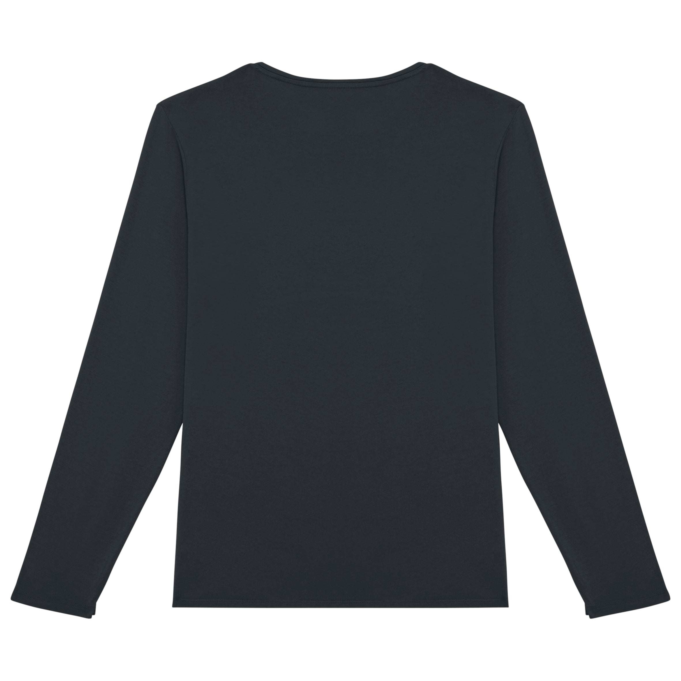 Ecologisch verwassen uniseks T-shirt lange mouwen