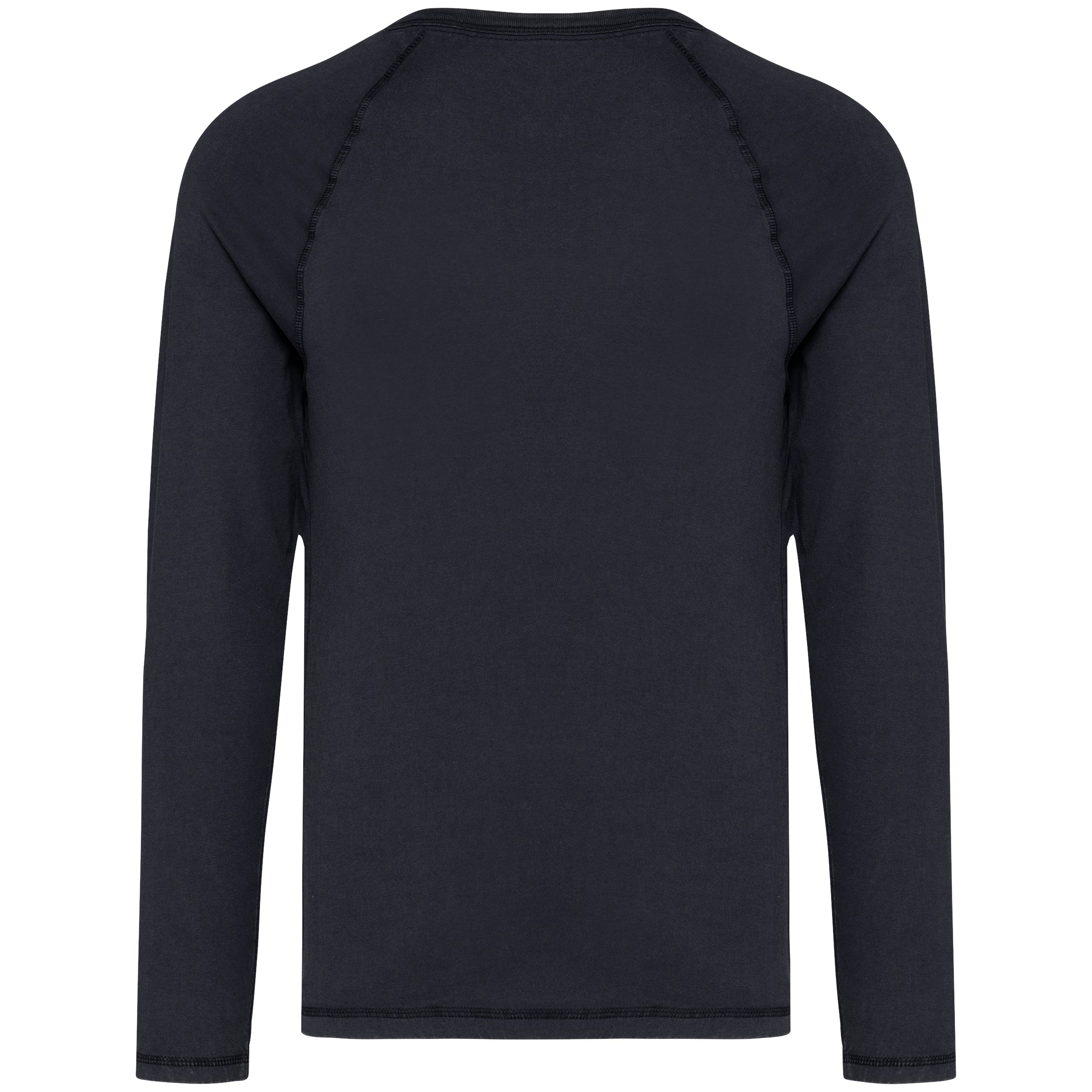Ecologisch heren-T-shirt met lange raglanmouwen