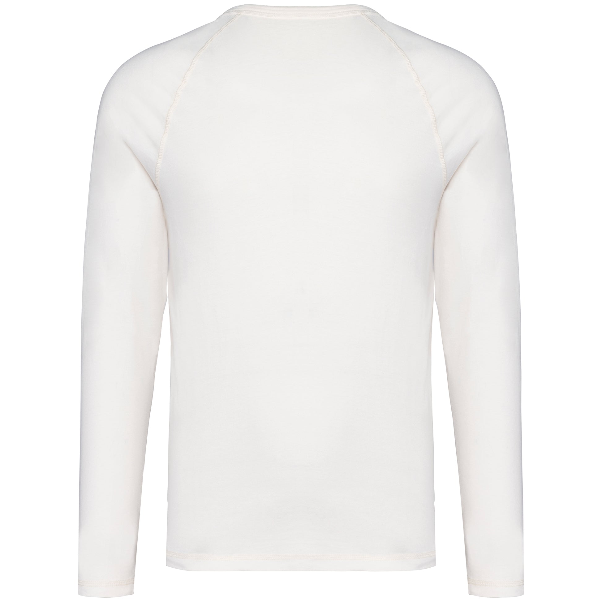 Ecologisch heren-T-shirt met lange raglanmouwen