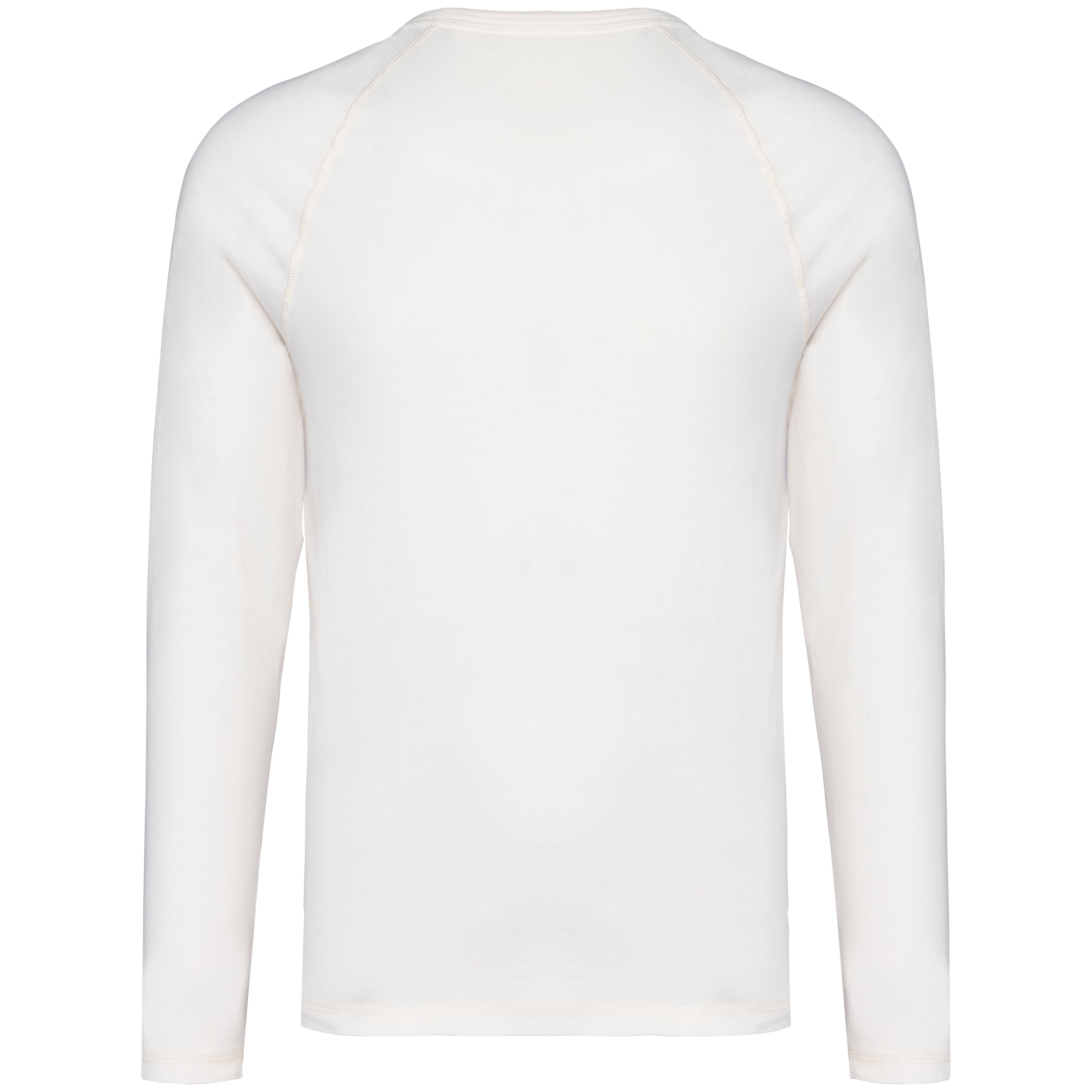 Ecologisch heren-T-shirt met lange raglanmouwen