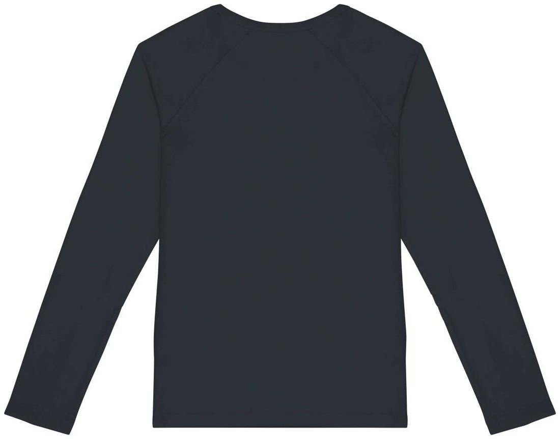 Ecologisch dames-T-shirt met lange raglanmouwen