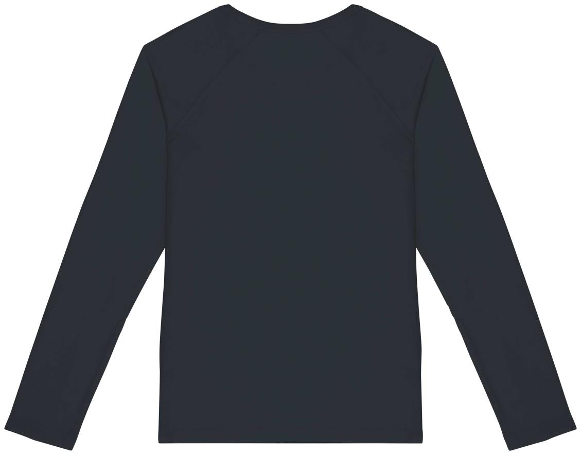 Ecologisch dames-T-shirt met lange raglanmouwen