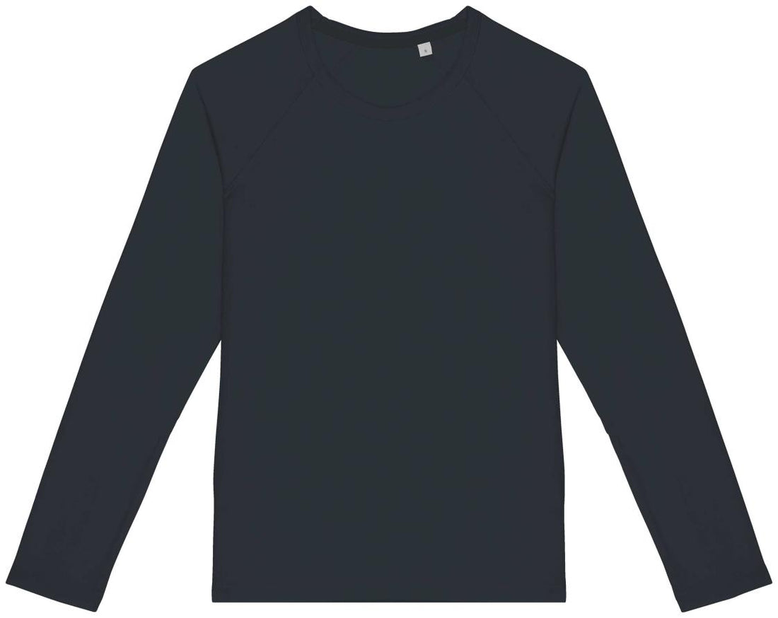 Ecologisch dames-T-shirt met lange raglanmouwen