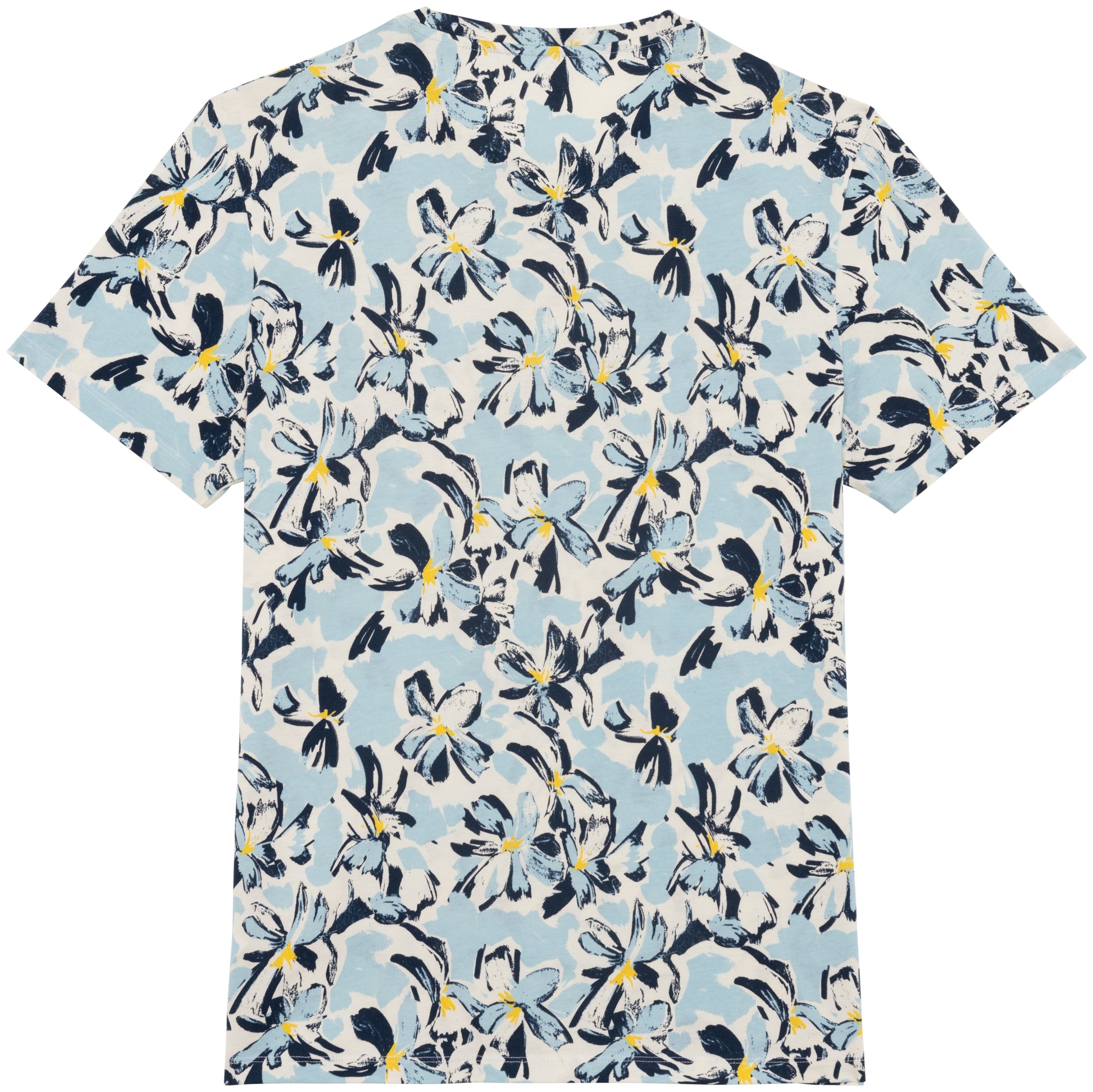 Ecologisch heren-T-shirt met tropische print