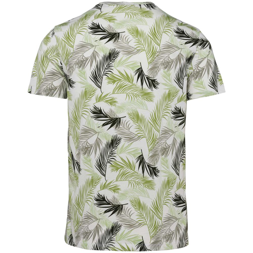 Ecologisch heren-T-shirt met tropische print