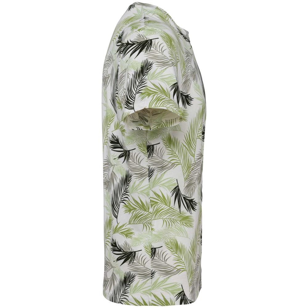 Ecologisch heren-T-shirt met tropische print