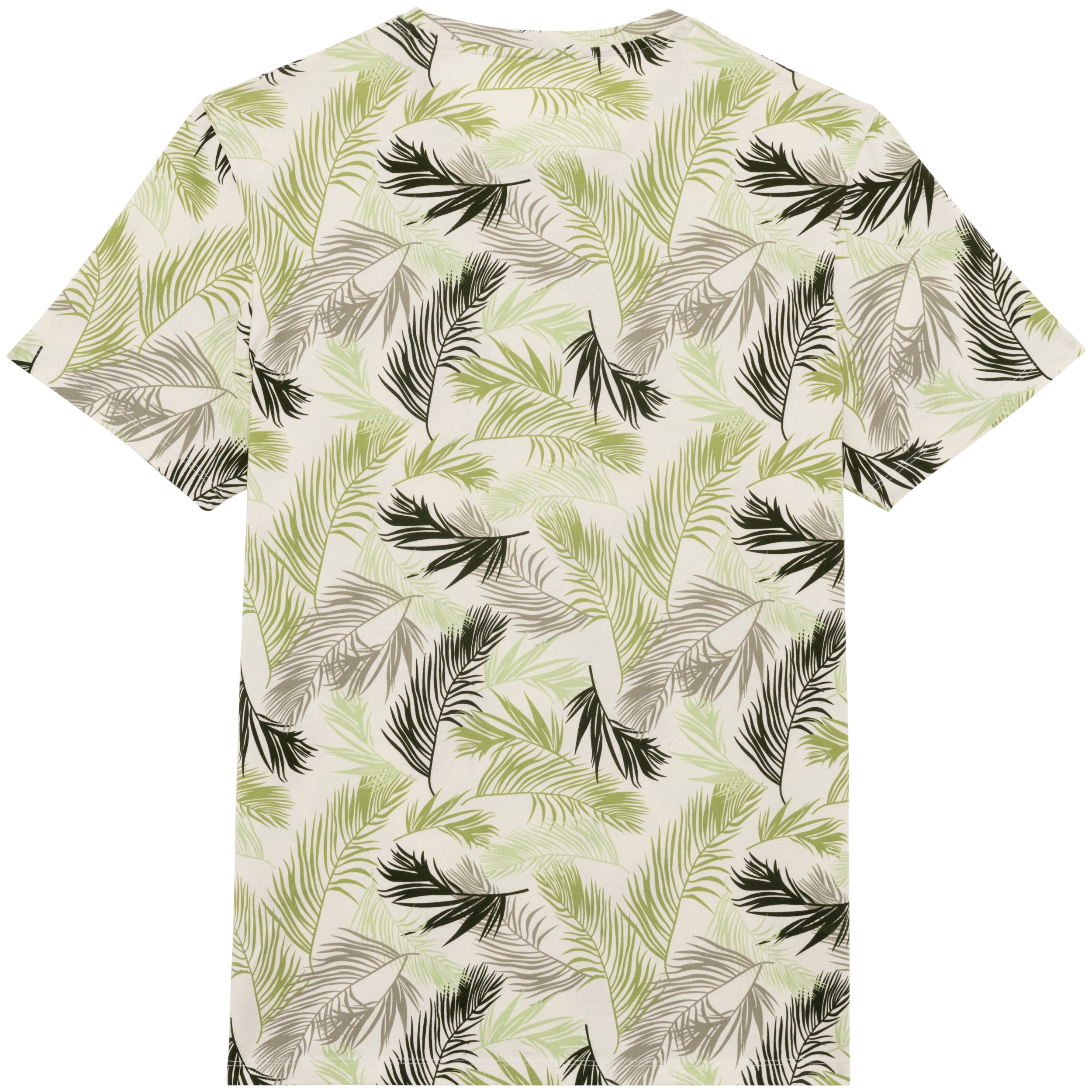 Ecologisch heren-T-shirt met tropische print