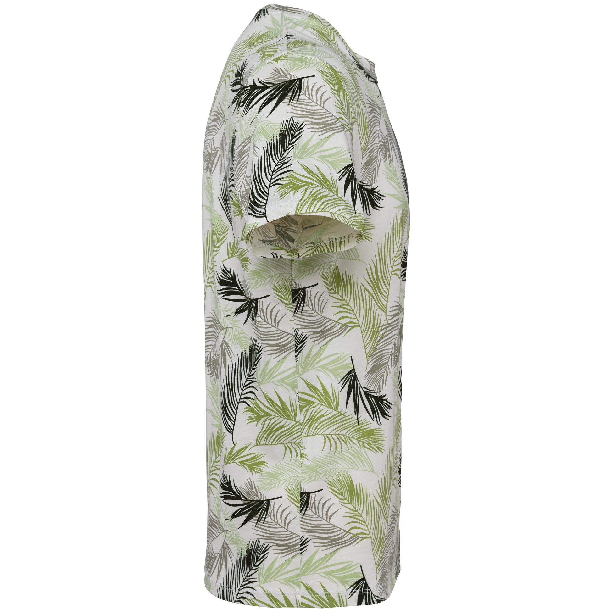 Ecologisch heren-T-shirt met tropische print