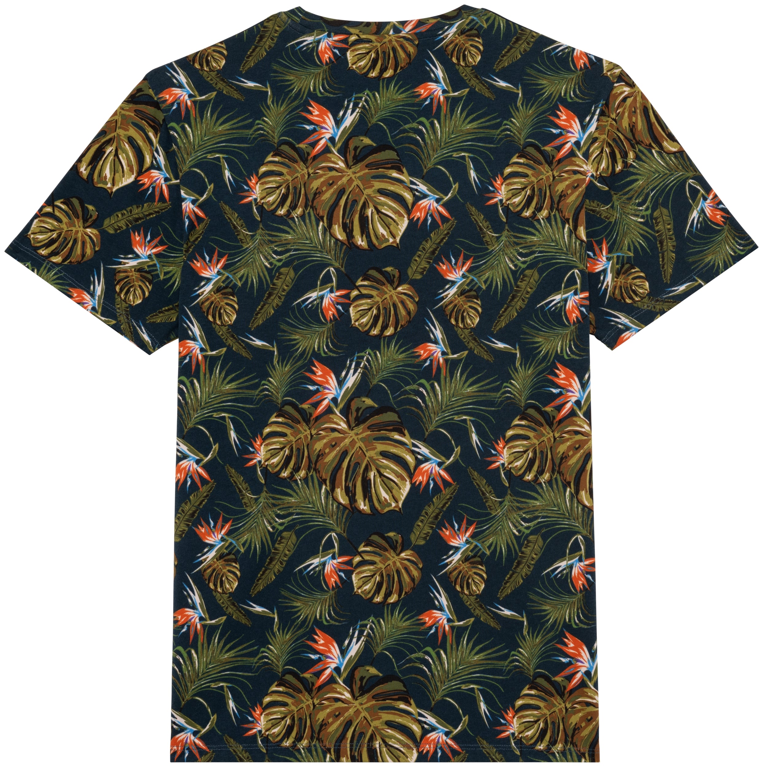 Ecologisch heren-T-shirt met tropische print