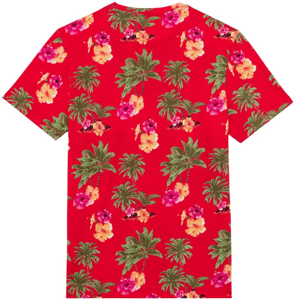 Ecologisch heren-T-shirt met tropische print
