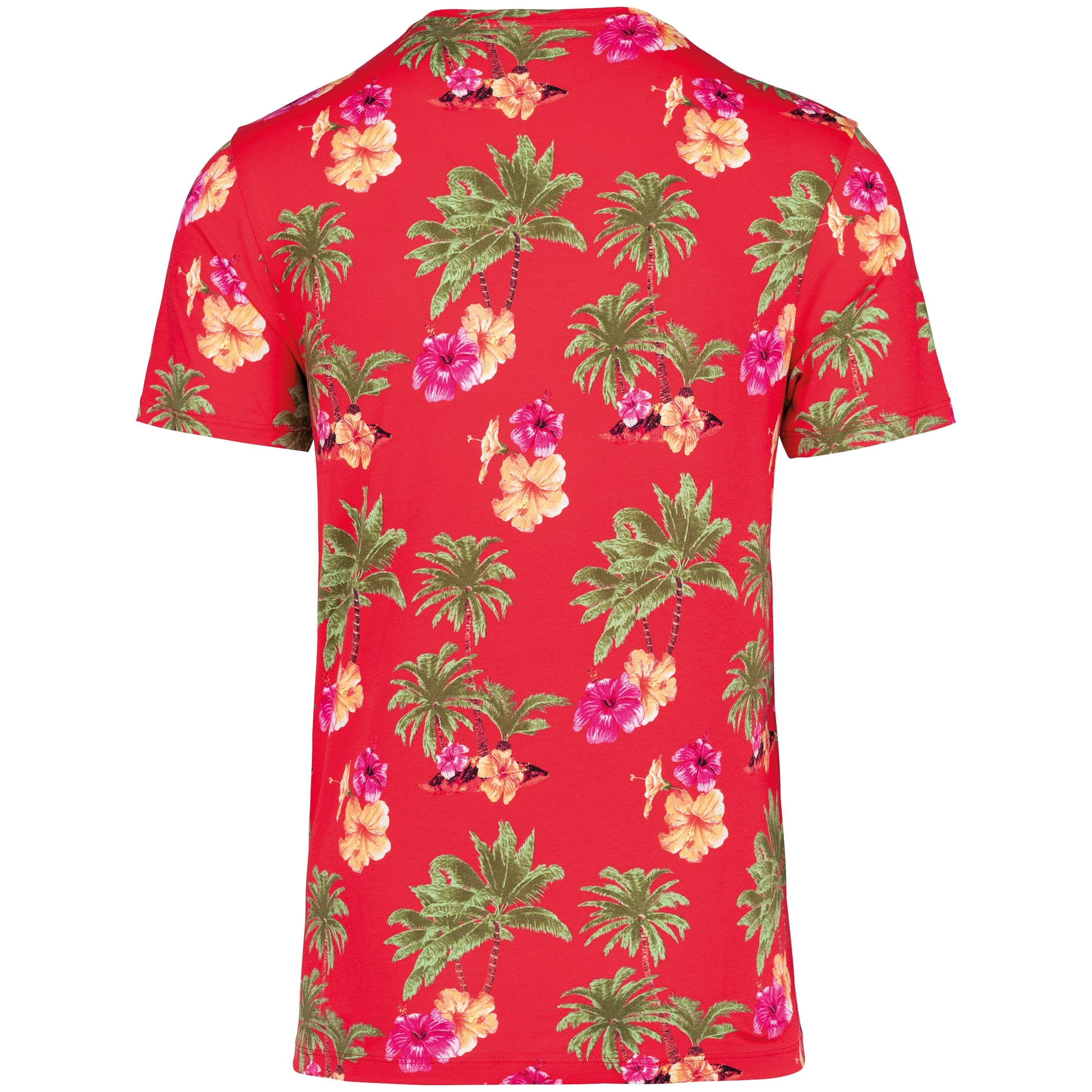 Ecologisch heren-T-shirt met tropische print