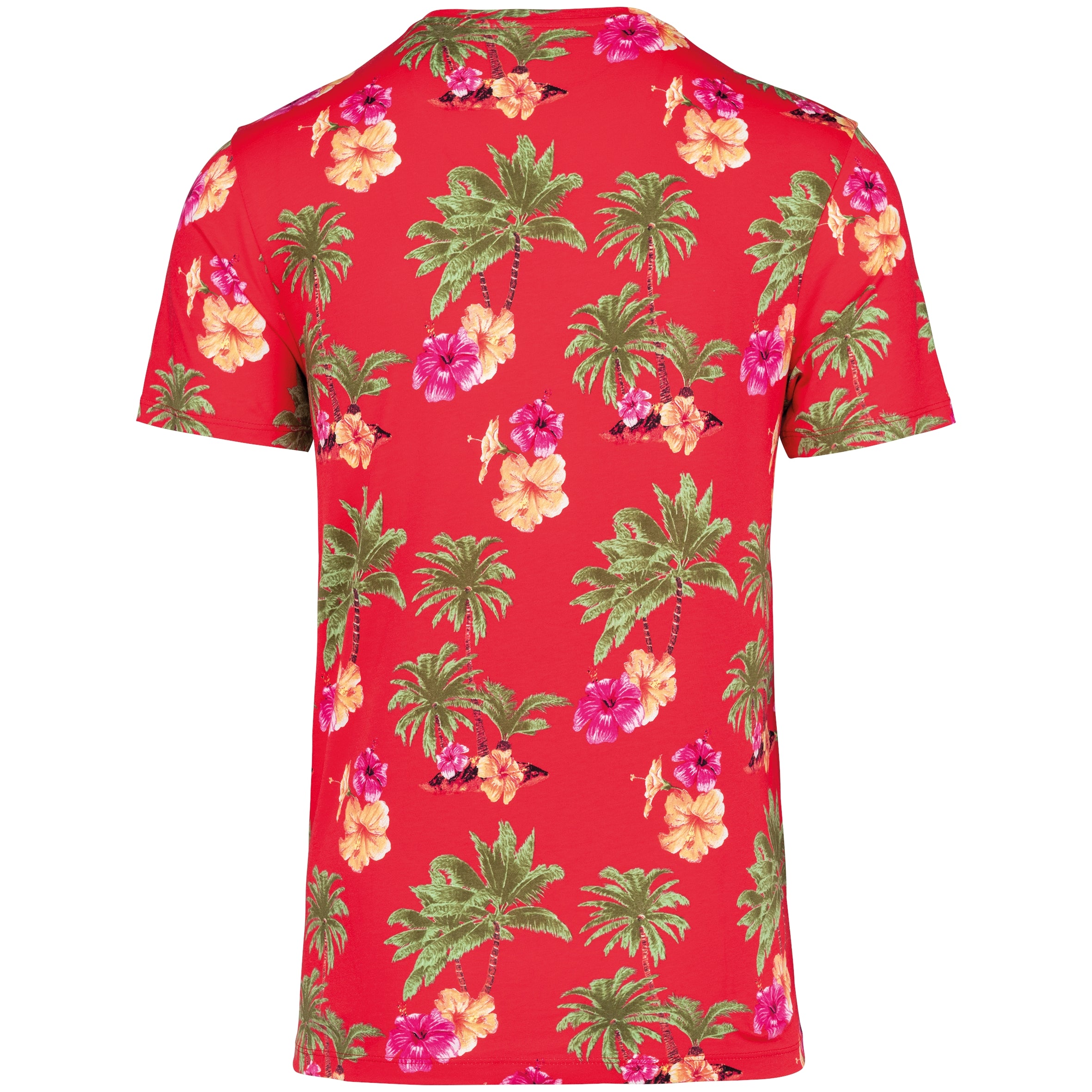 Ecologisch heren-T-shirt met tropische print