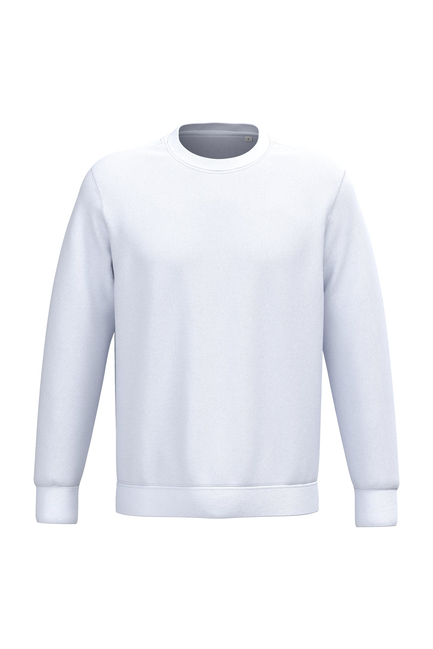 Ecologische uniseks sweater met ronde hals