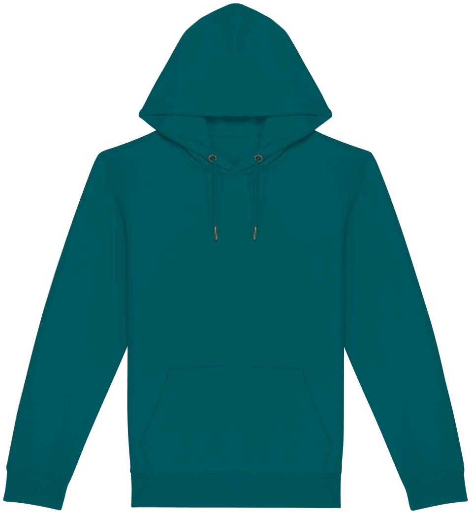 Ecologische uniseks sweater met capuchon
