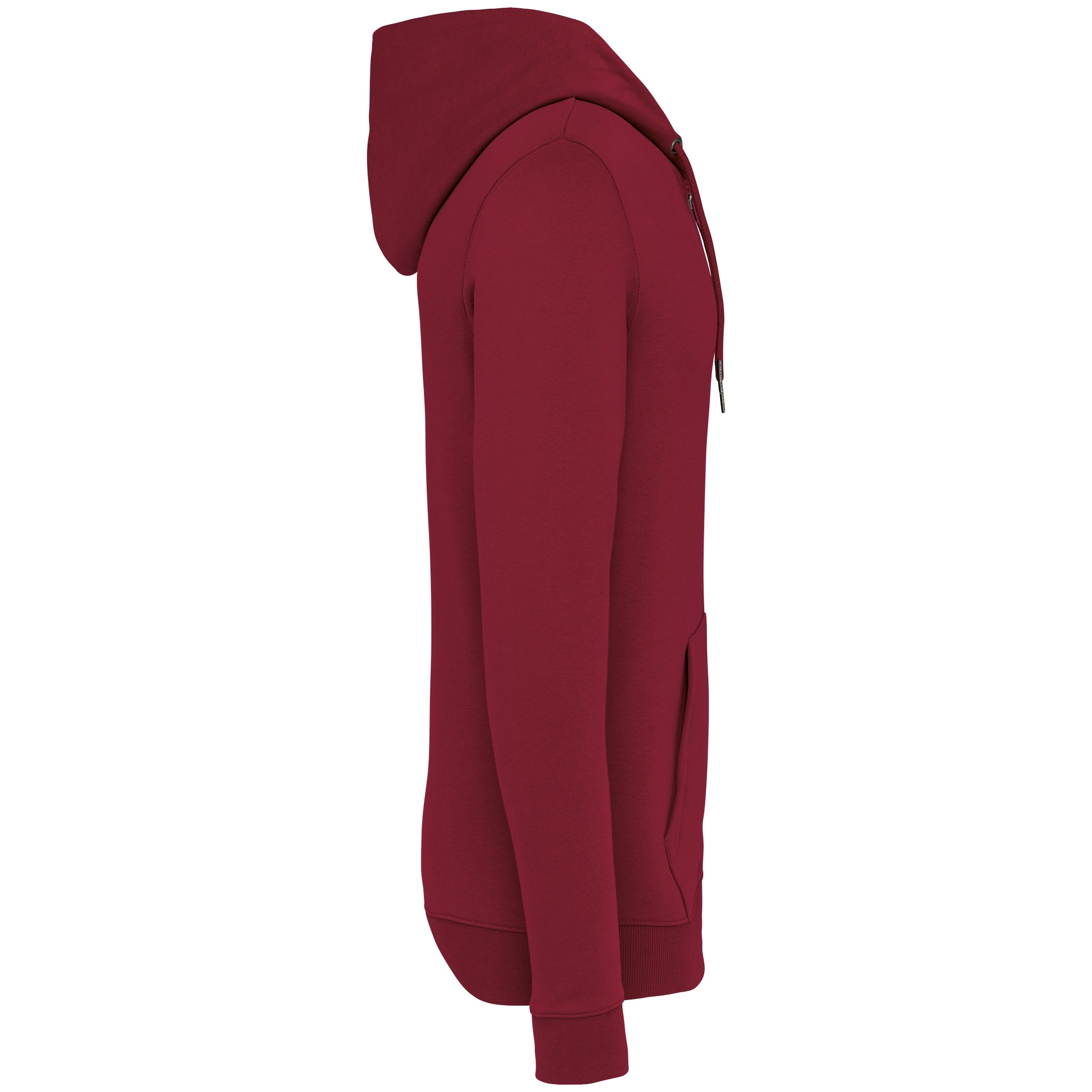 Ecologische uniseks sweatvest met capuchon