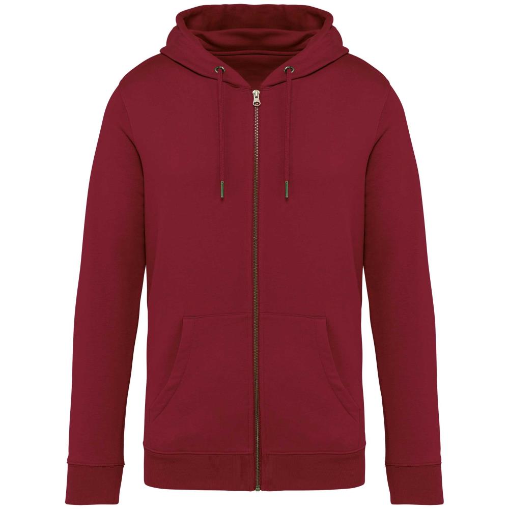 Ecologische uniseks sweatvest met capuchon