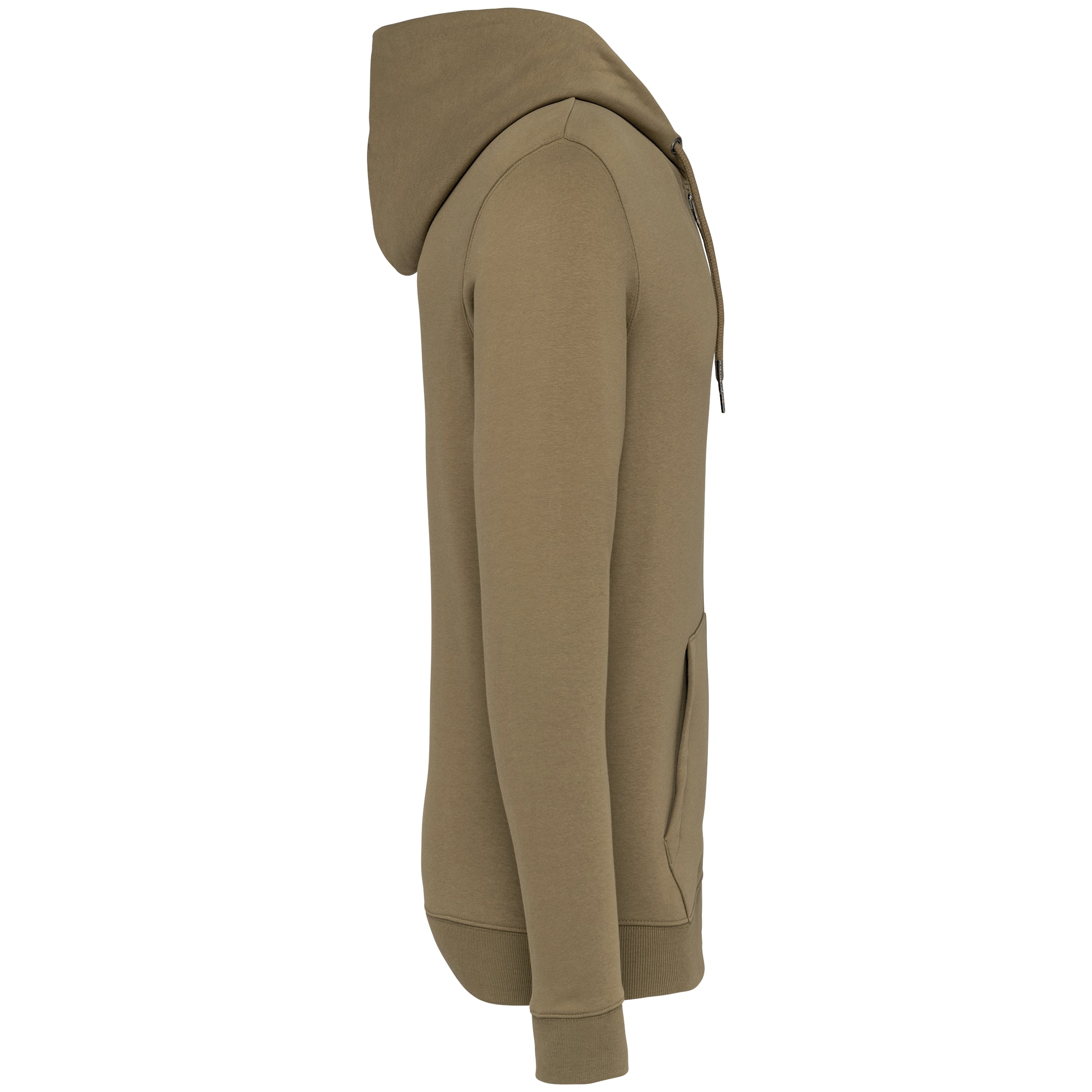 Ecologische uniseks sweatvest met capuchon
